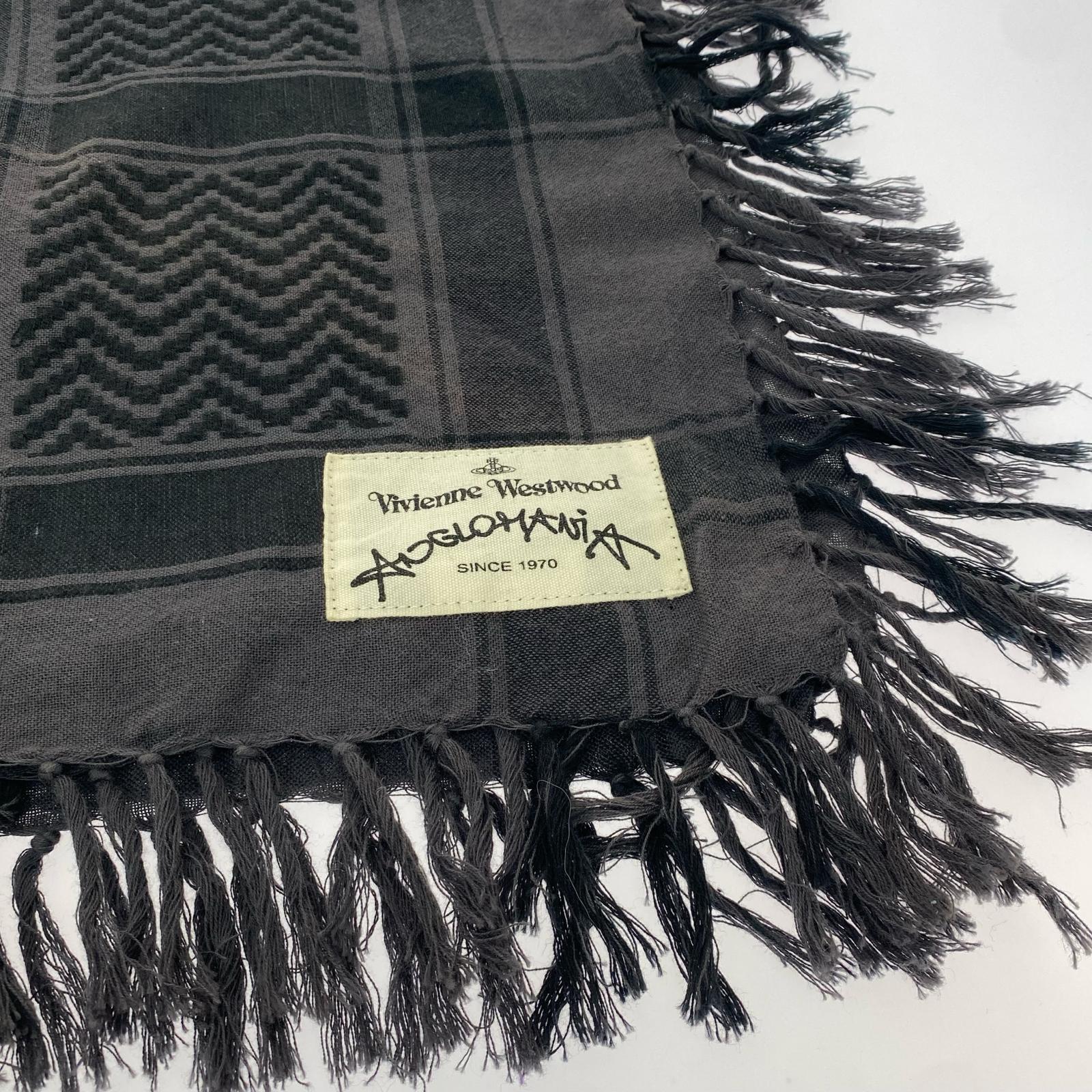 その他アクセサリー ANGLOMANIA マフラー 黒 ブラック