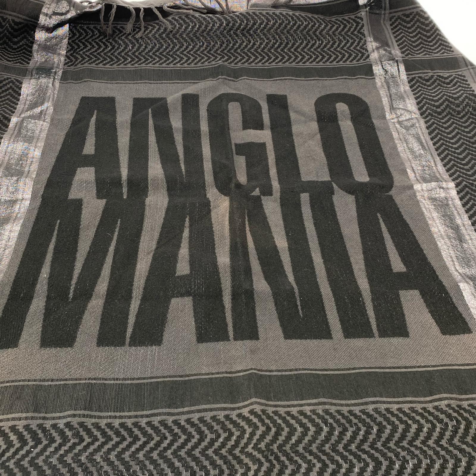その他アクセサリー ANGLOMANIA マフラー 黒 ブラック