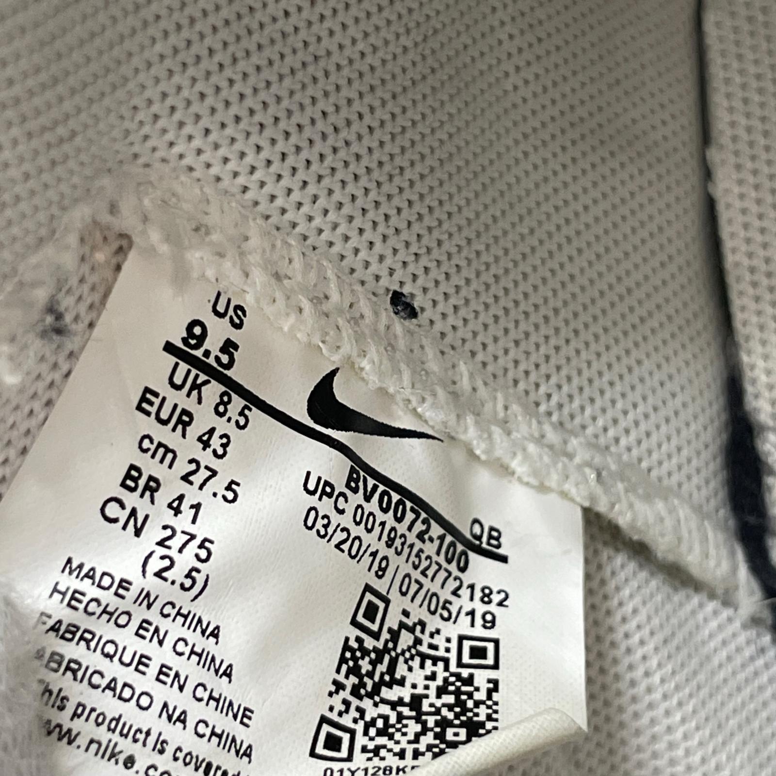 スニーカー BLAZER MID SACAI/27.5cm 27.5cm (US9 1/2 UK9 EU45) ホワイト