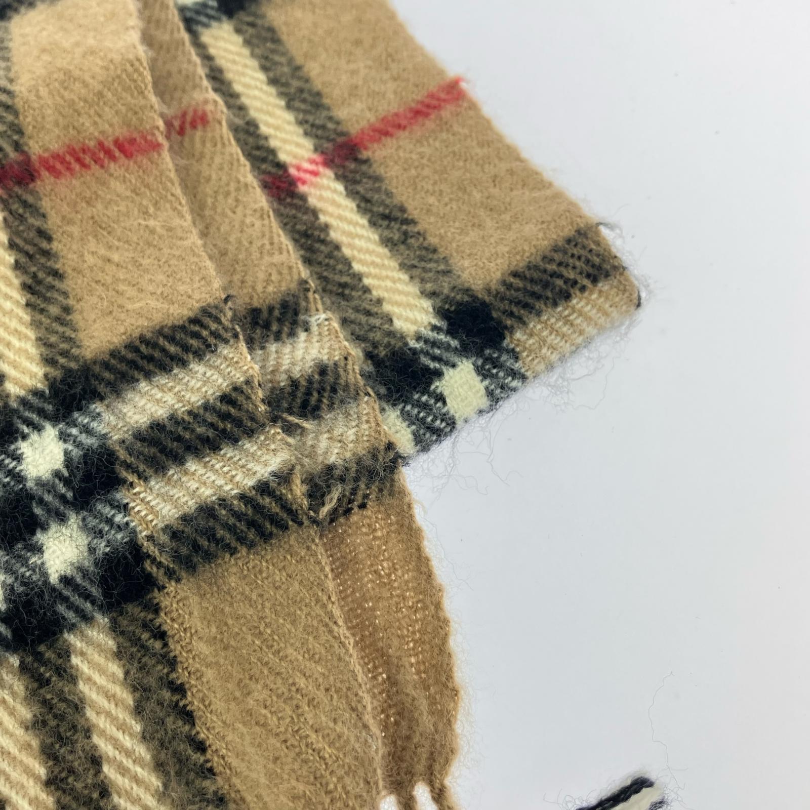 その他アクセサリー Burberrys チェック マフラー ベージュ