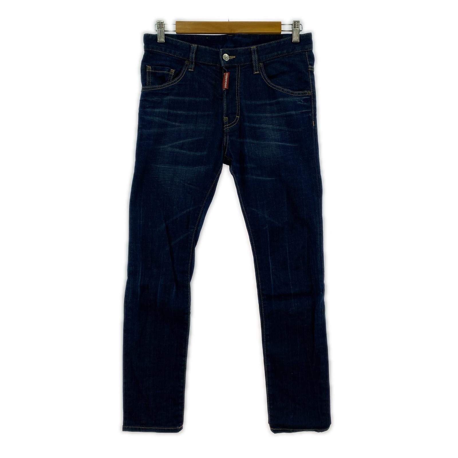 デニムパンツ 21SS SKATER JEANS スキニーデニムパンツ 44 44 ネイビー