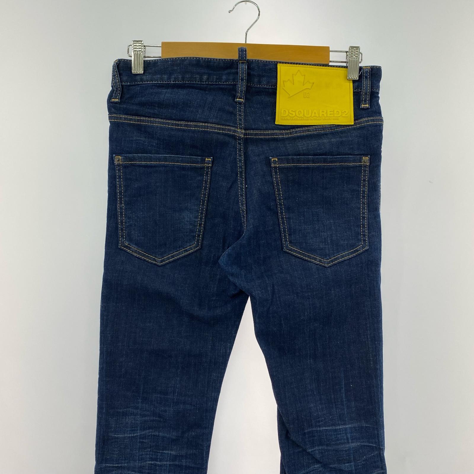 デニムパンツ 21SS SKATER JEANS スキニーデニムパンツ 44 44 ネイビー