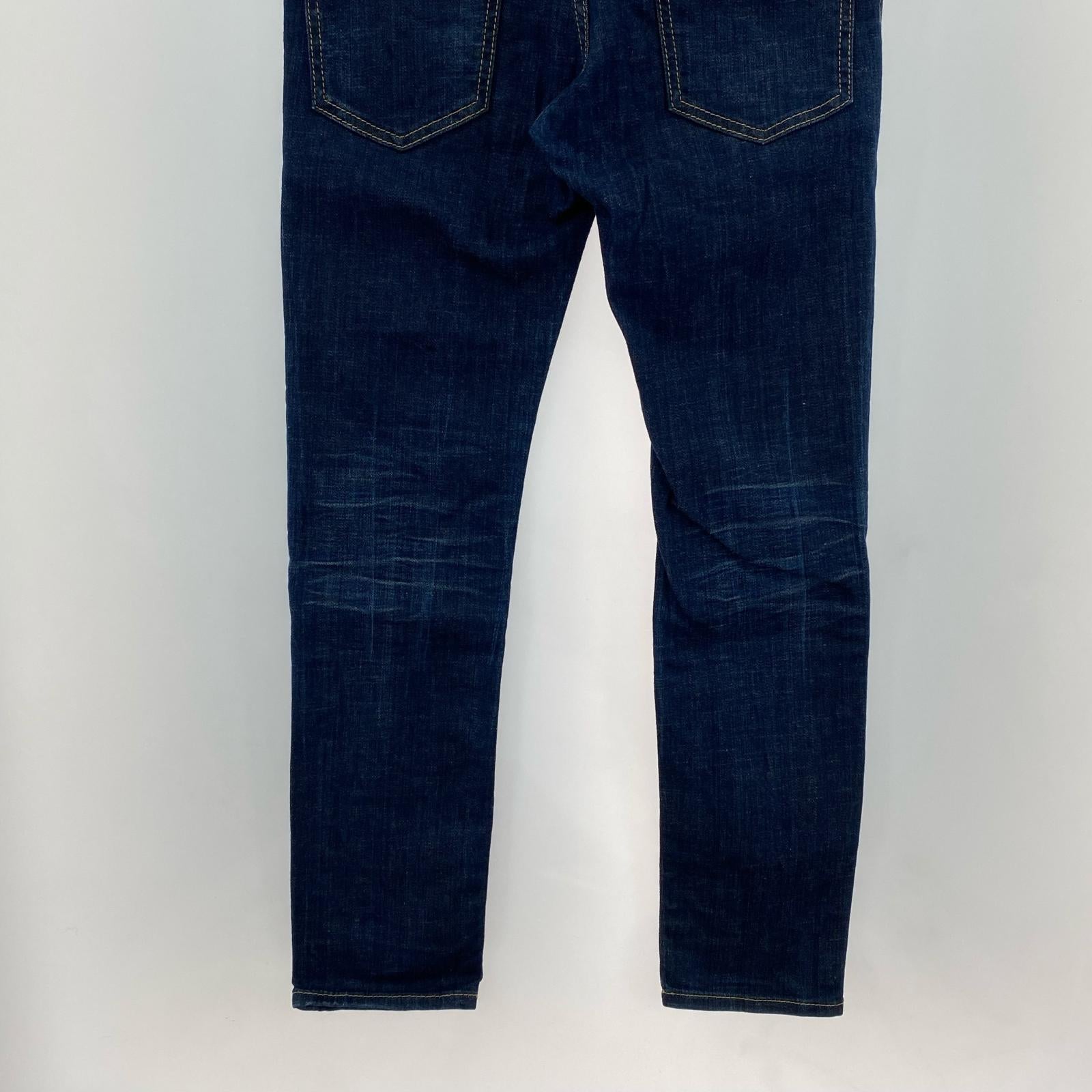 デニムパンツ 21SS SKATER JEANS スキニーデニムパンツ 44 44 ネイビー