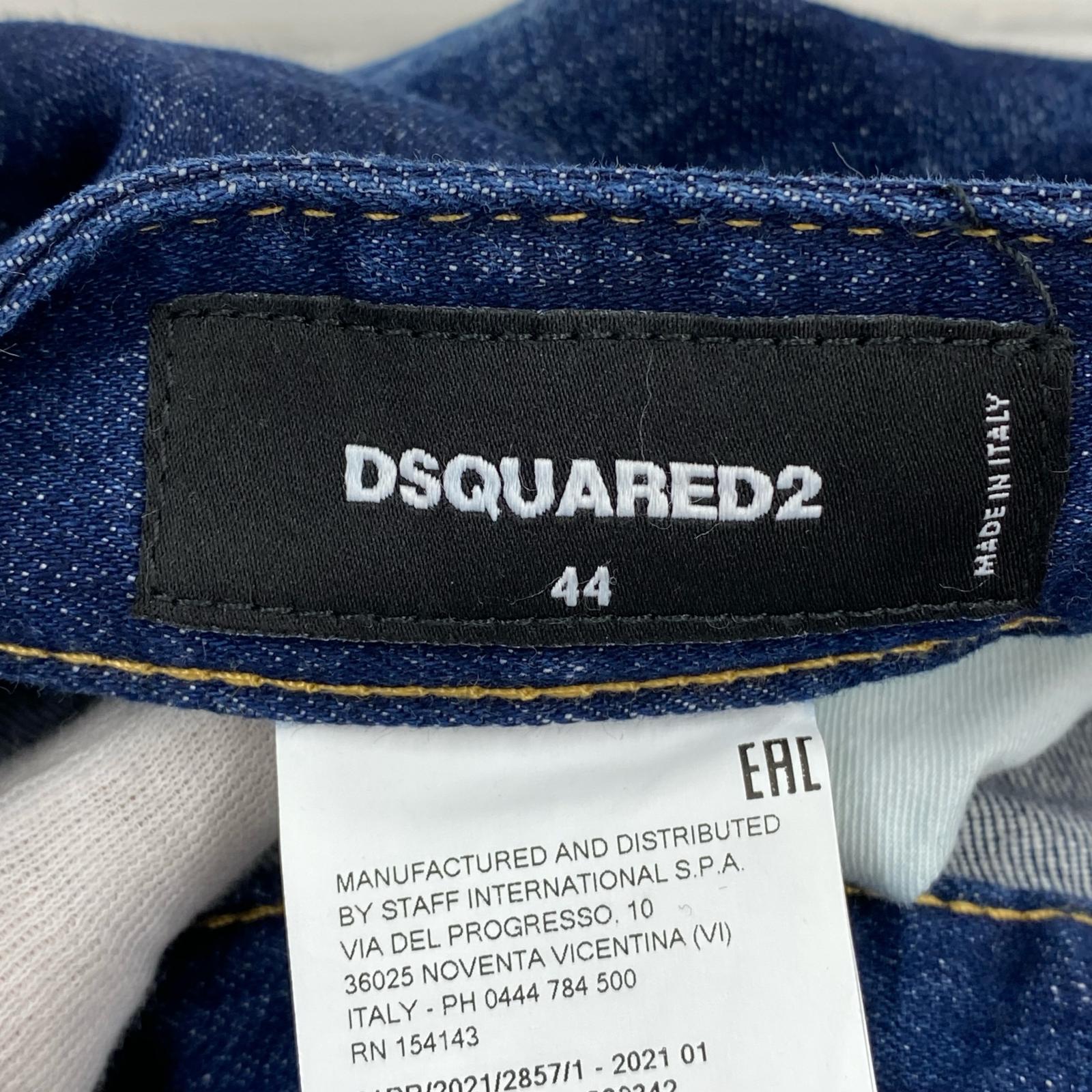 デニムパンツ 21SS SKATER JEANS スキニーデニムパンツ 44 44 ネイビー