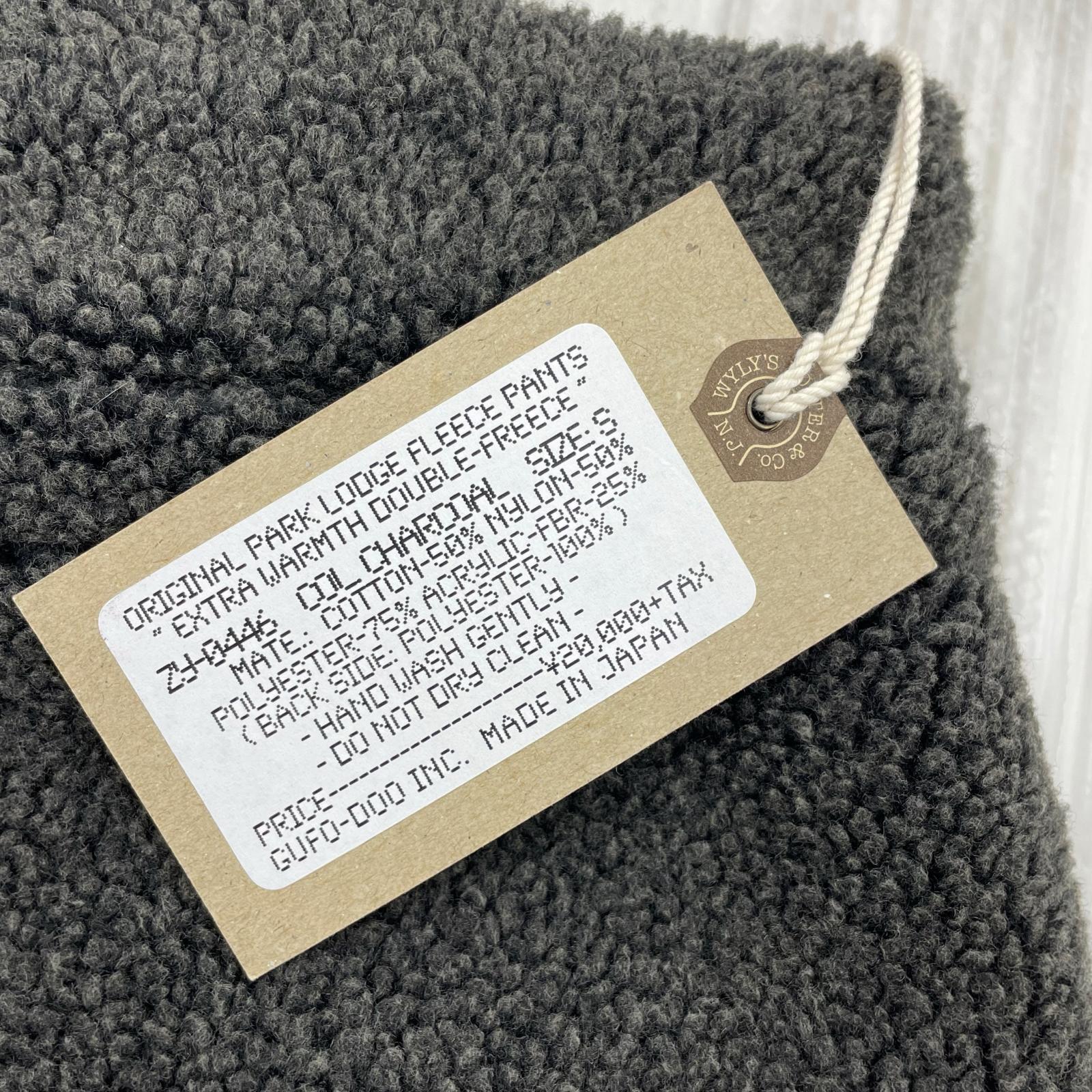 パンツ PARK LODGE FLEECE PANTS (S) S ブラック