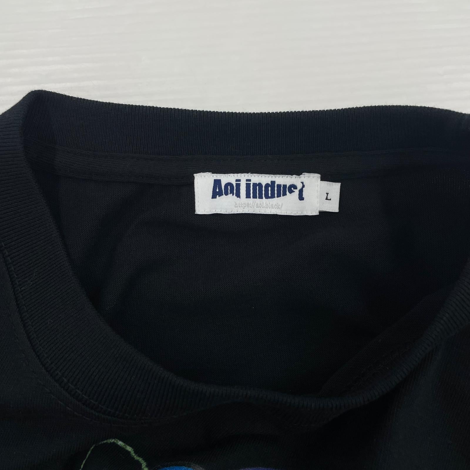 半袖Tシャツ Aoi industry グラフィックプリントTee L ブラック L ブラック