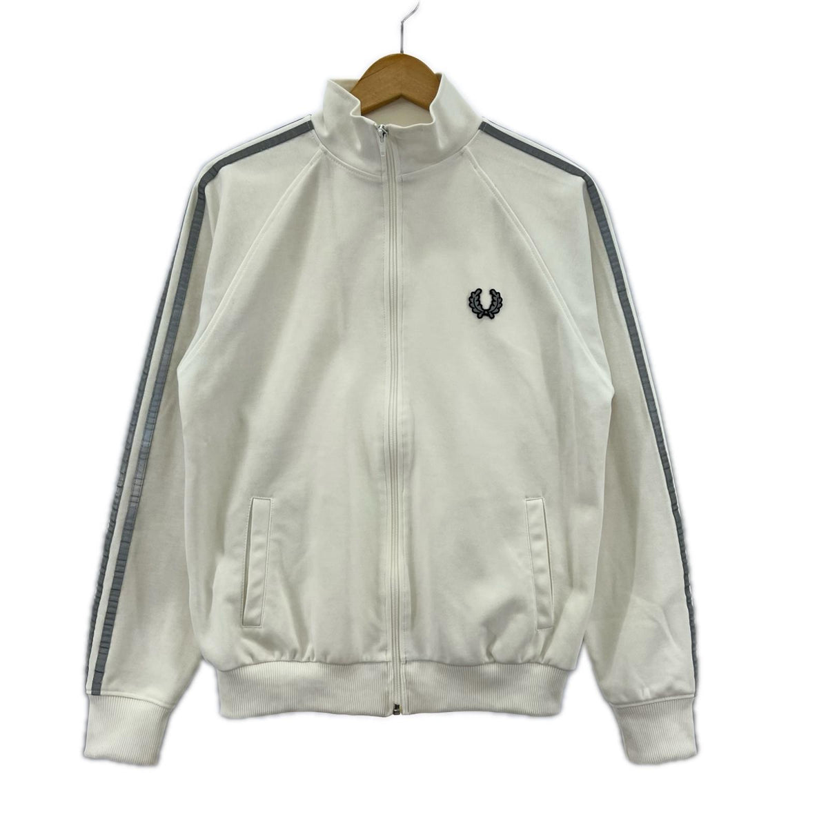 ジャケット FRED PERRY 80s トラックジャケット 白 (S) S ホワイト