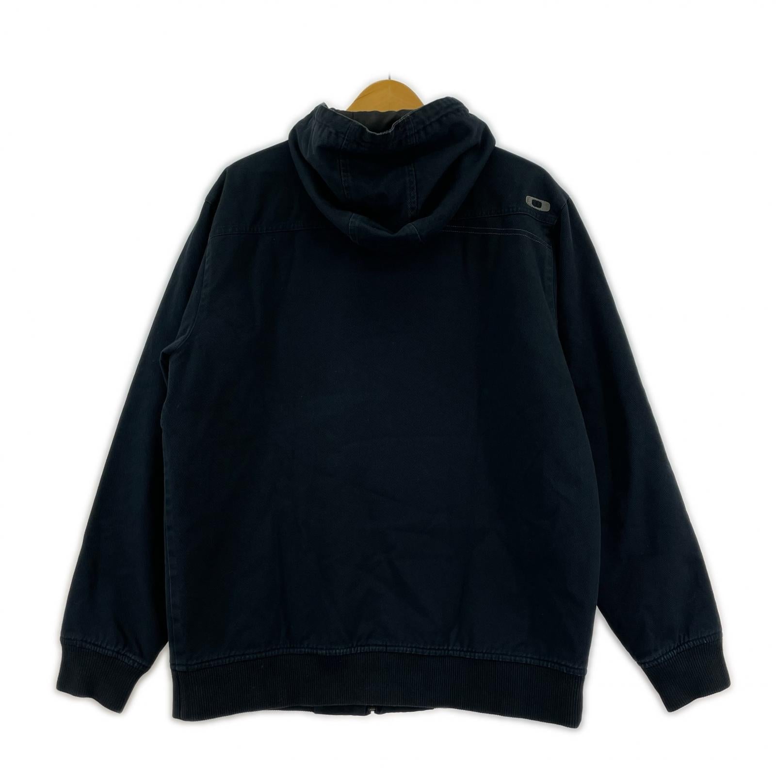 ジャケット OAKLEY 2013AW フーデッド ワークジャケット 黒 (M) M