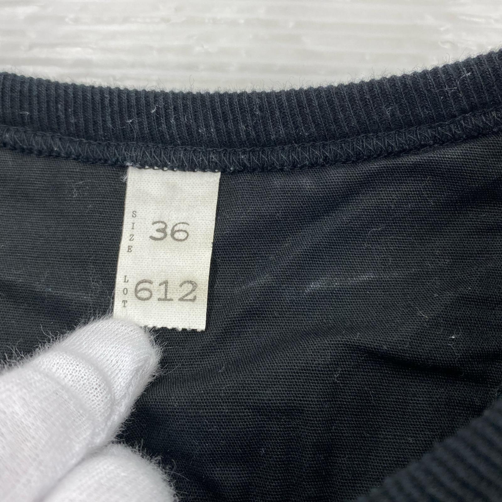 長袖Tシャツ Long Sleeve T-Shirt LOT.612 黒 (36) 36 ブラック