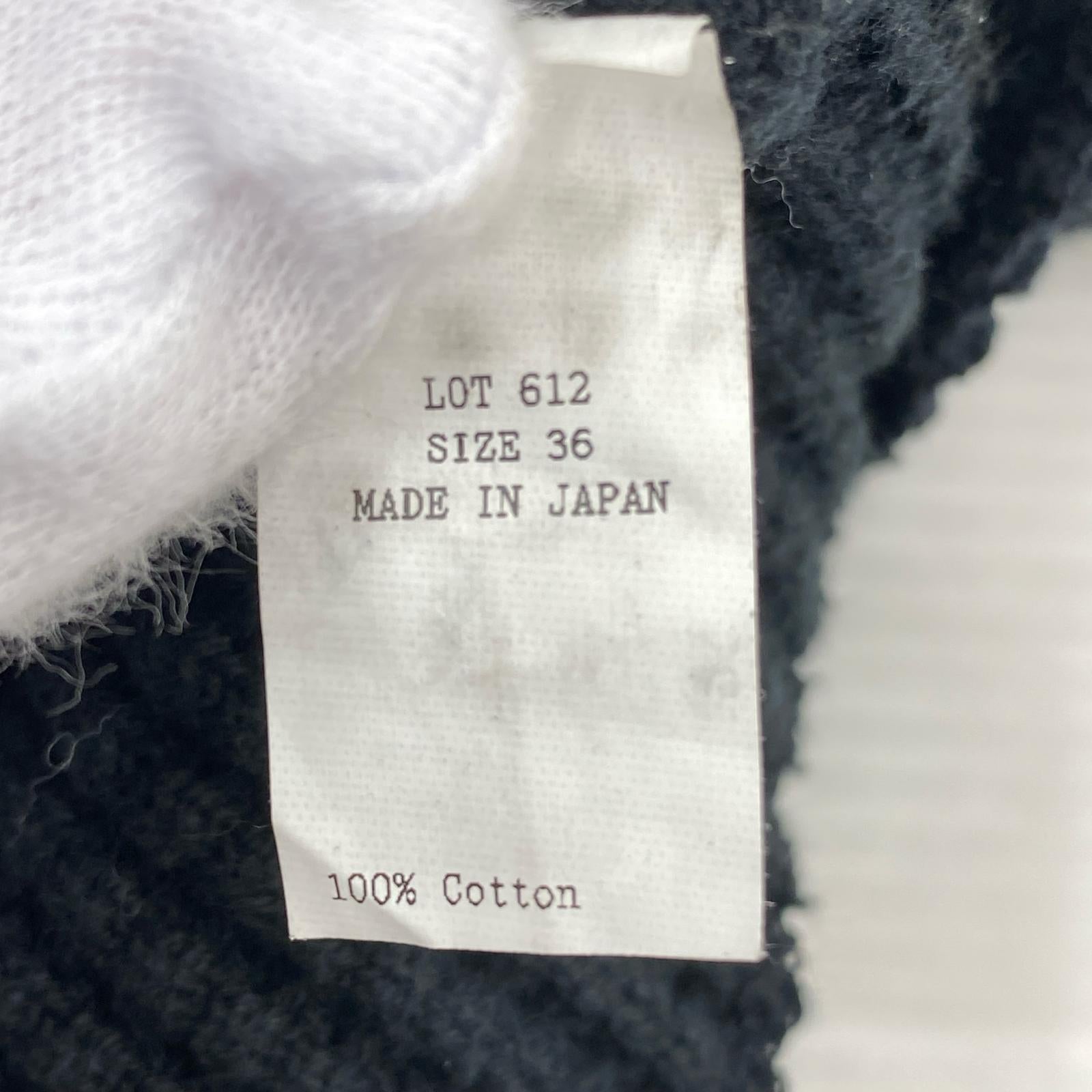 長袖Tシャツ Long Sleeve T-Shirt LOT.612 黒 (36) 36 ブラック