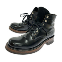 ブーツ 23年 WORK BOOTS SAXON ブラック