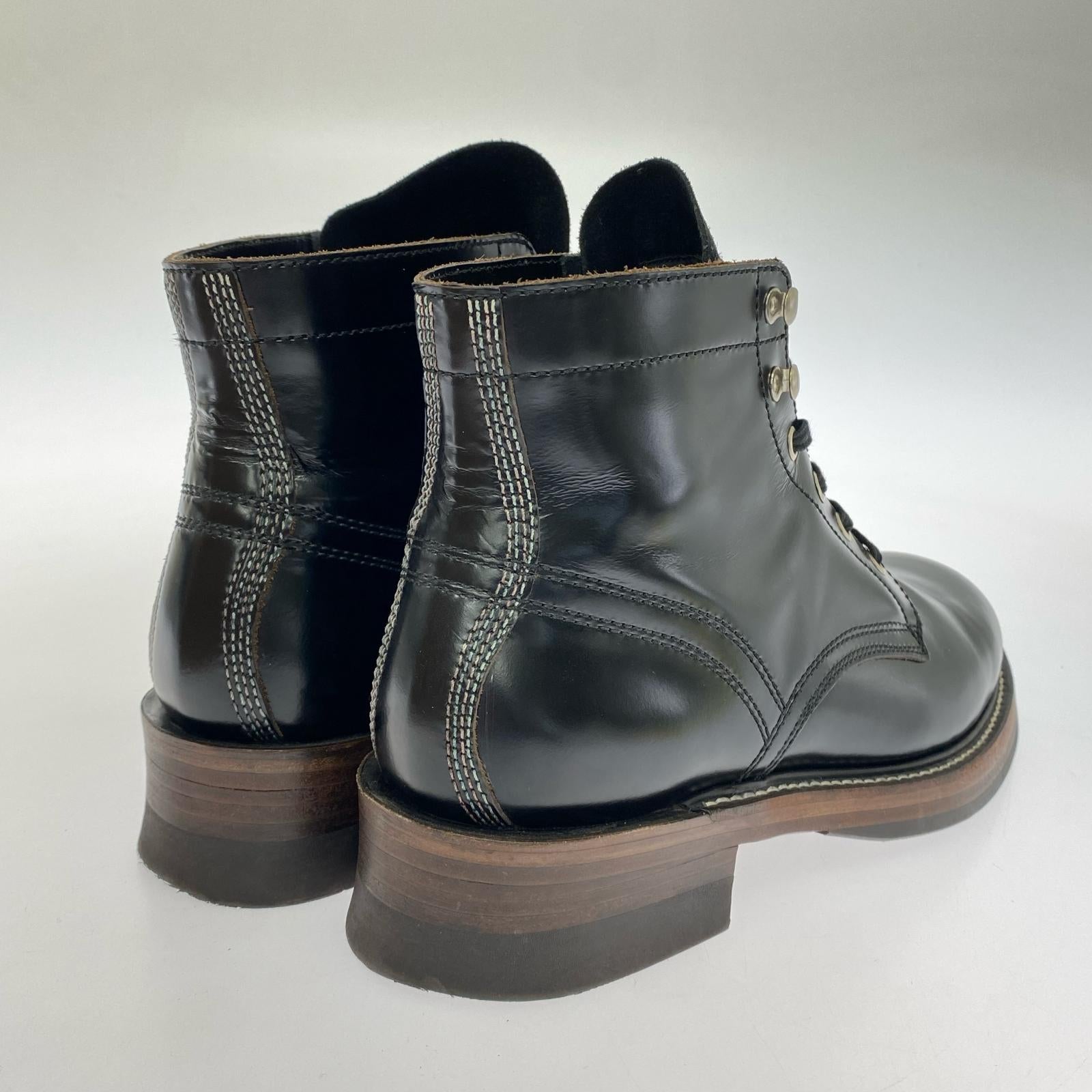 ブーツ 23年 WORK BOOTS SAXON ブラック