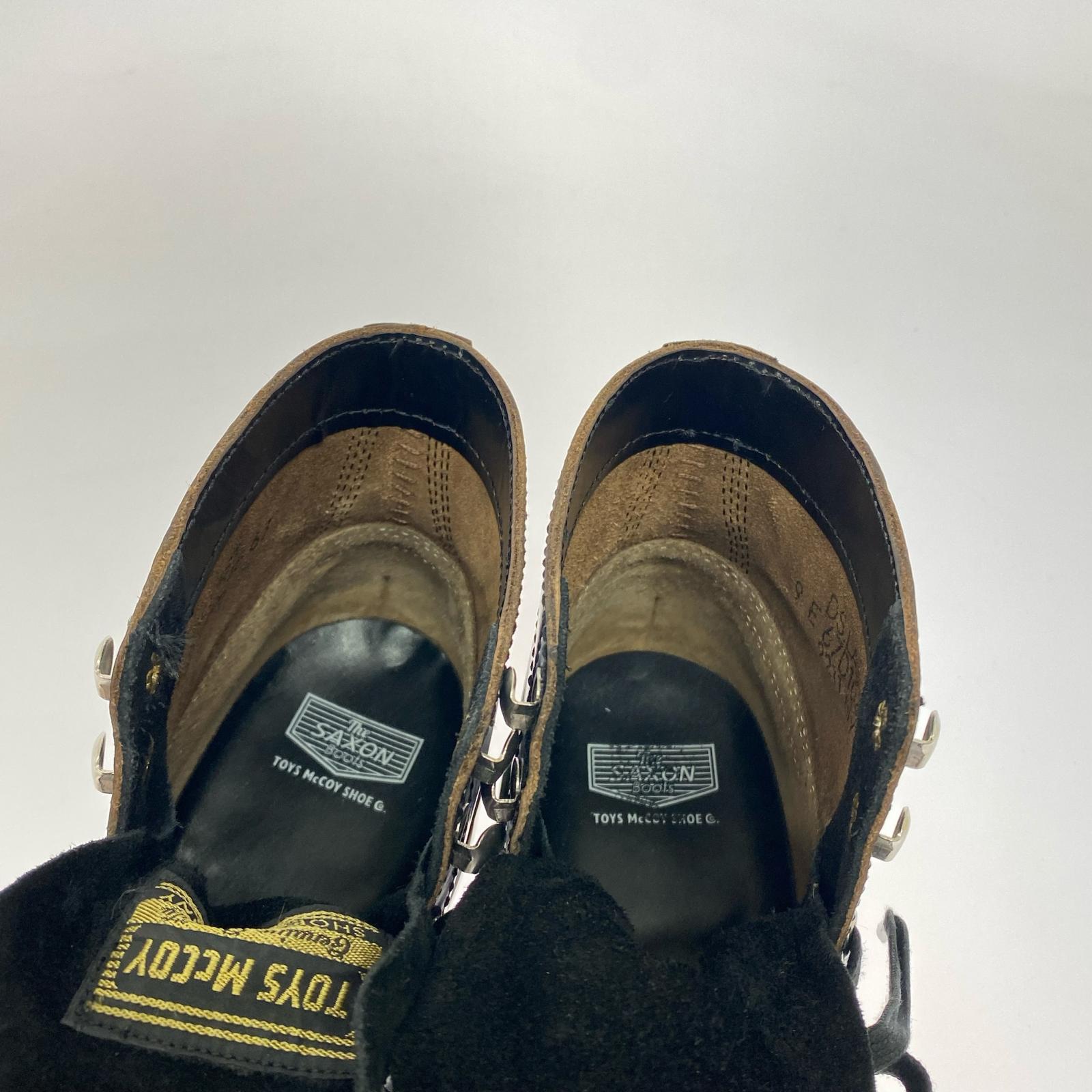 ブーツ 23年 WORK BOOTS SAXON ブラック