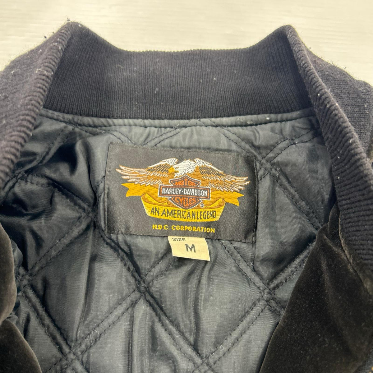 ブルゾン ベロア スカジャン フレイム (M) M ブラウン