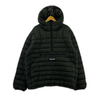 ダウンジャケット 21AW Micro Down Half Zip Hooded Pullover L ブラック