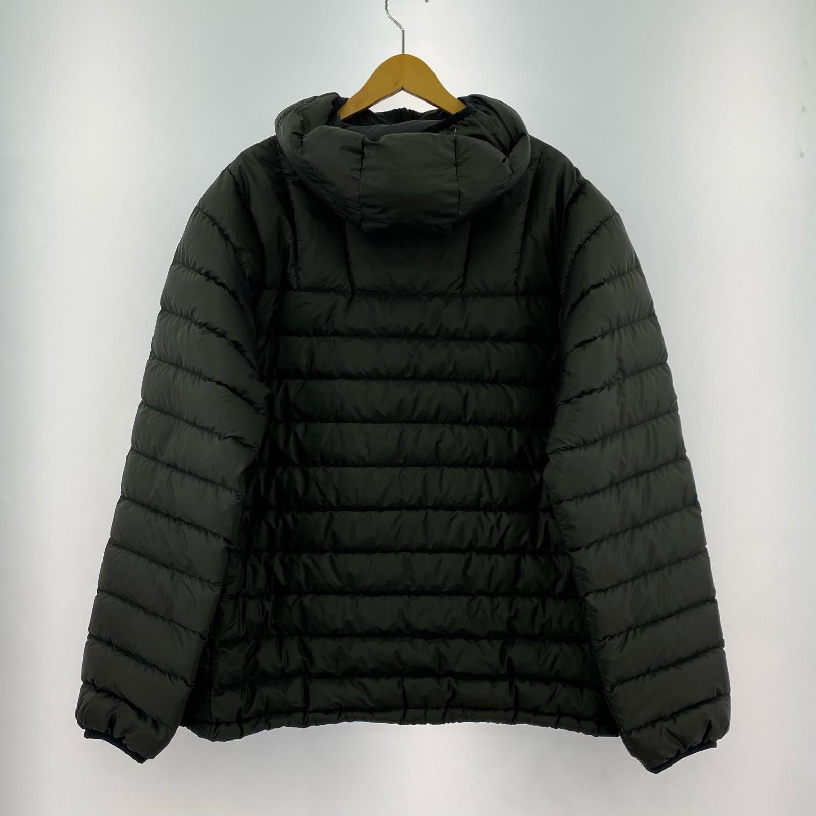 ダウンジャケット 21AW Micro Down Half Zip Hooded Pullover L ブラック