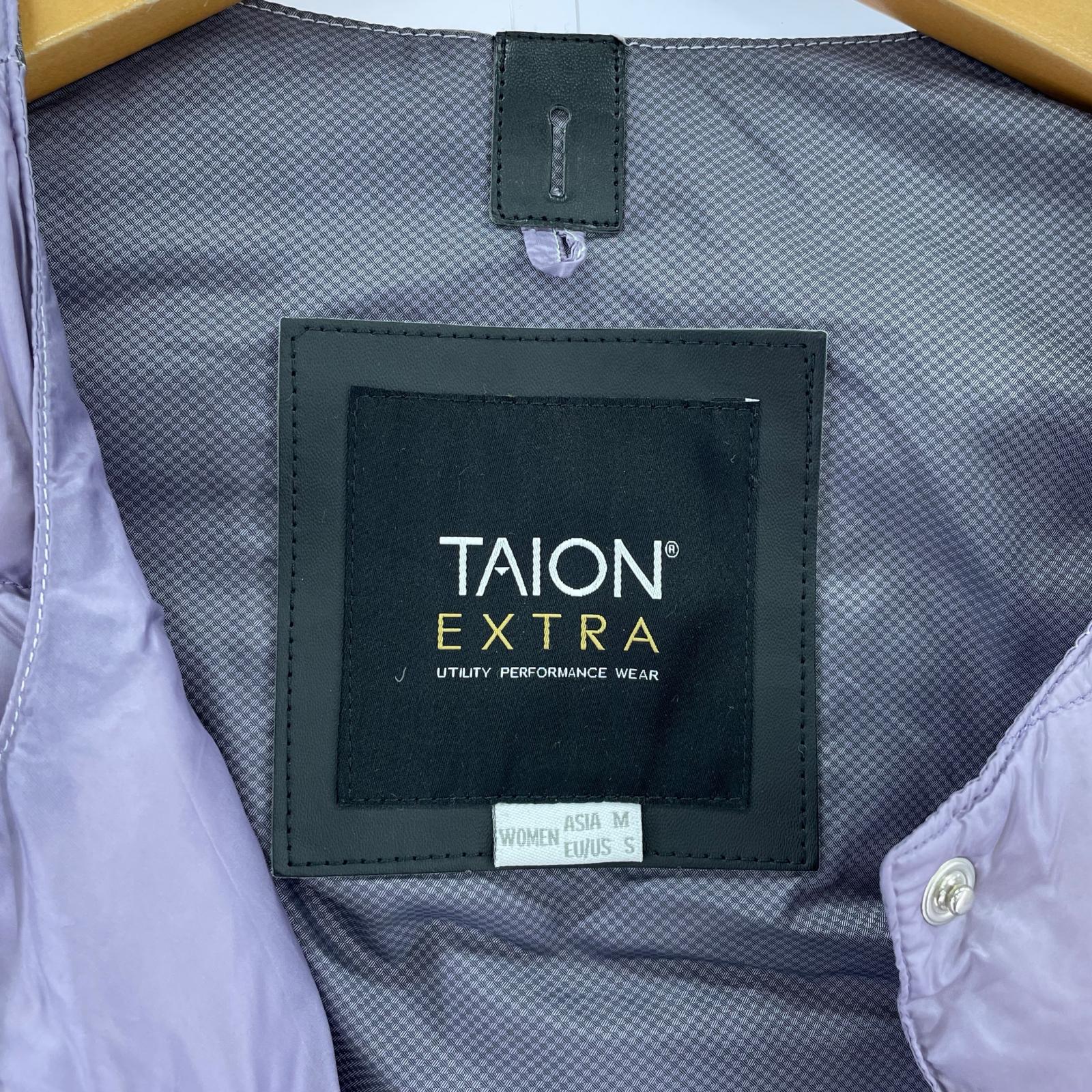 ダウンジャケット TAION EXTRA ボレロ+ロングパーツ ダウンセット 紫 (M) M パープル