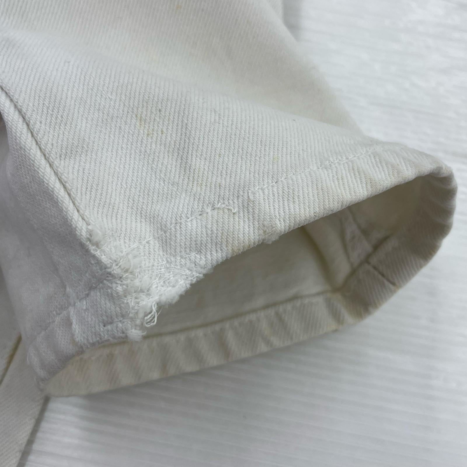 デニムパンツ 9354-0002 AUTHORIZED VINTAGE ホワイト