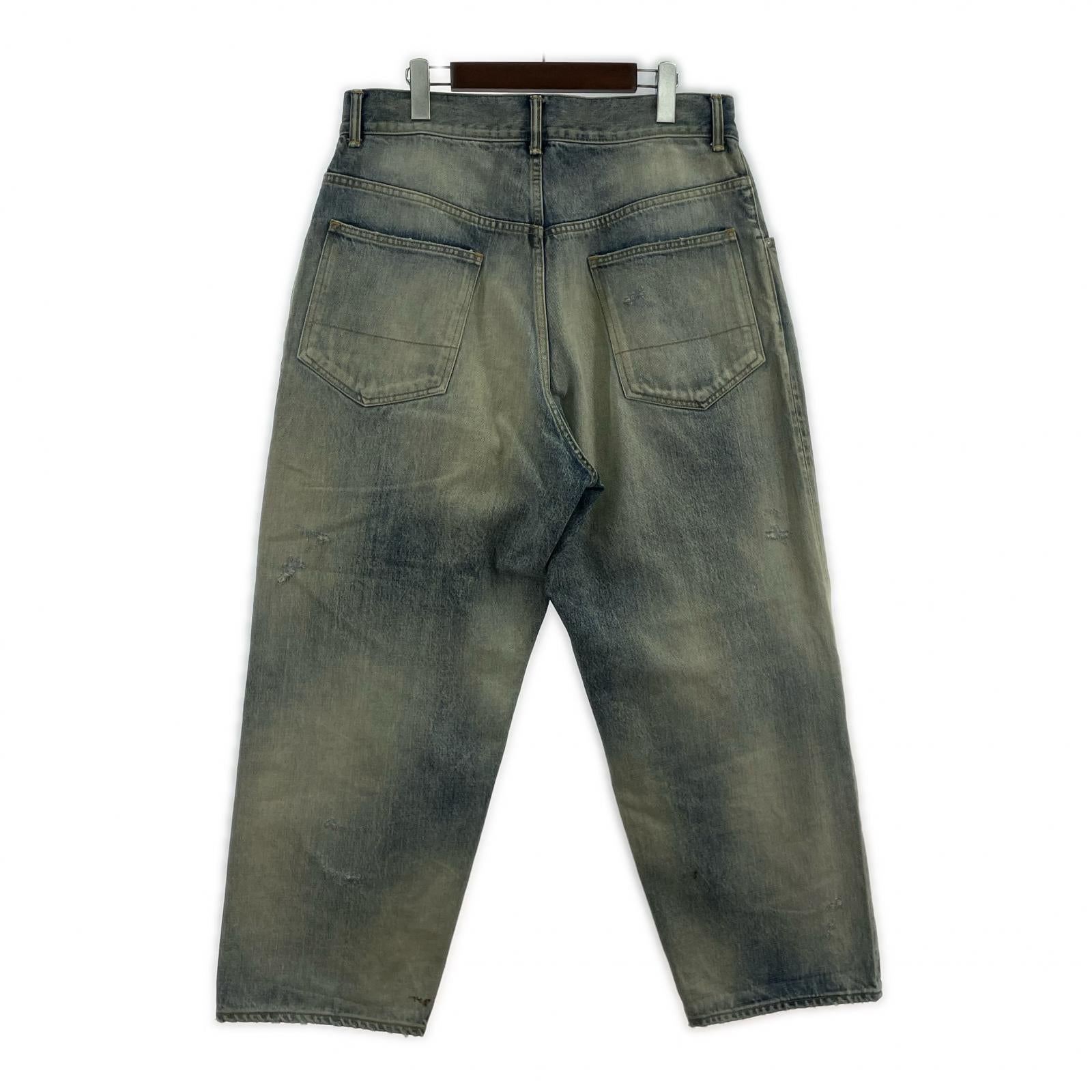 デニムパンツ SELVEDGE TAPERED 5P DENIM PANTS 3 ブルー