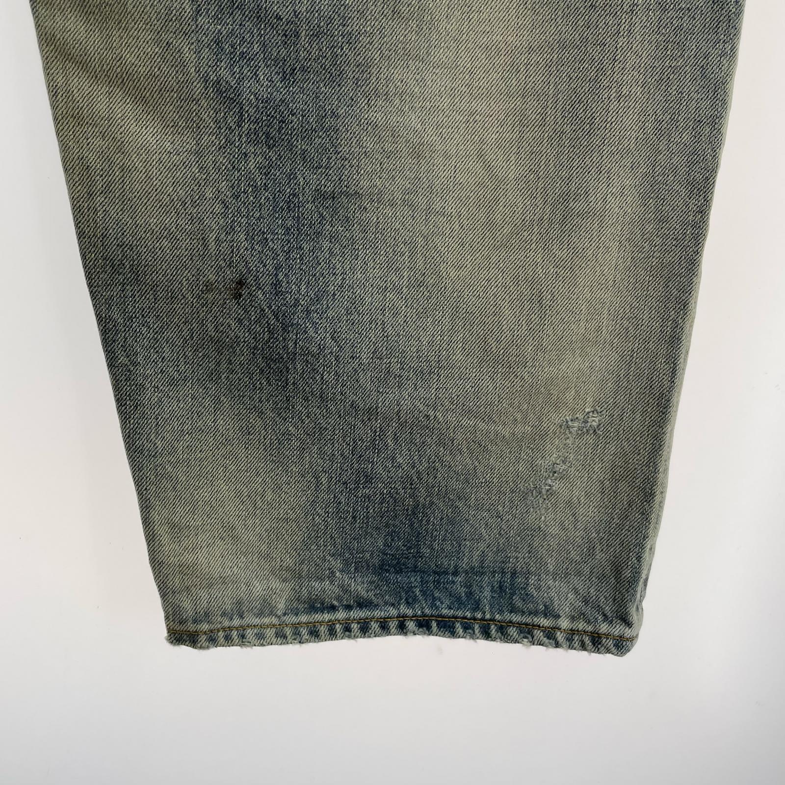 デニムパンツ SELVEDGE TAPERED 5P DENIM PANTS 3 ブルー