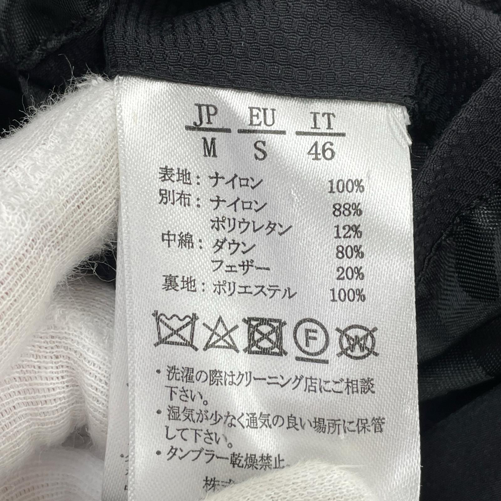 ダウンジャケット フード付き M M ブラック