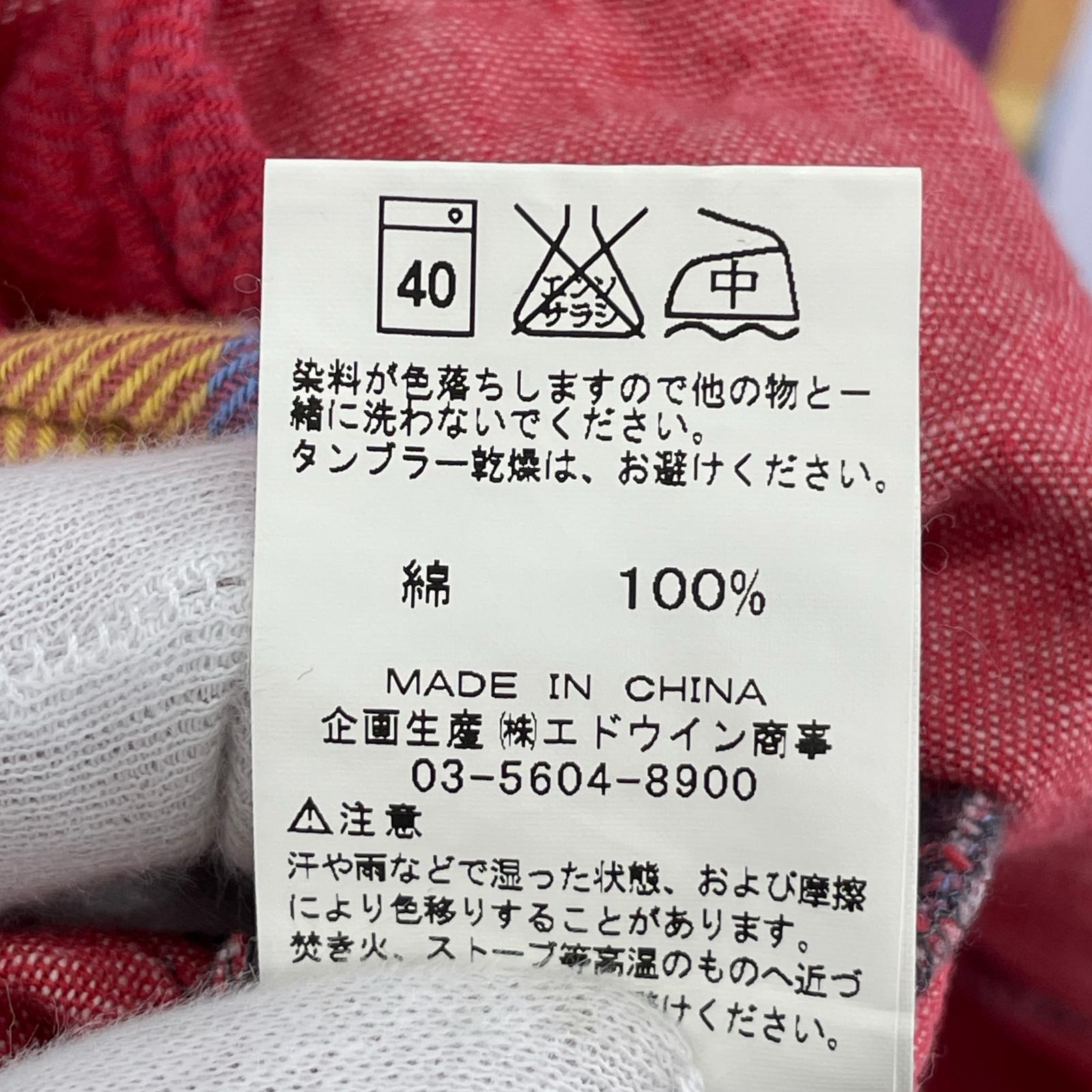 長袖シャツ Lee ヘビネル チェックシャツ マルチカラー L マルチカラー
