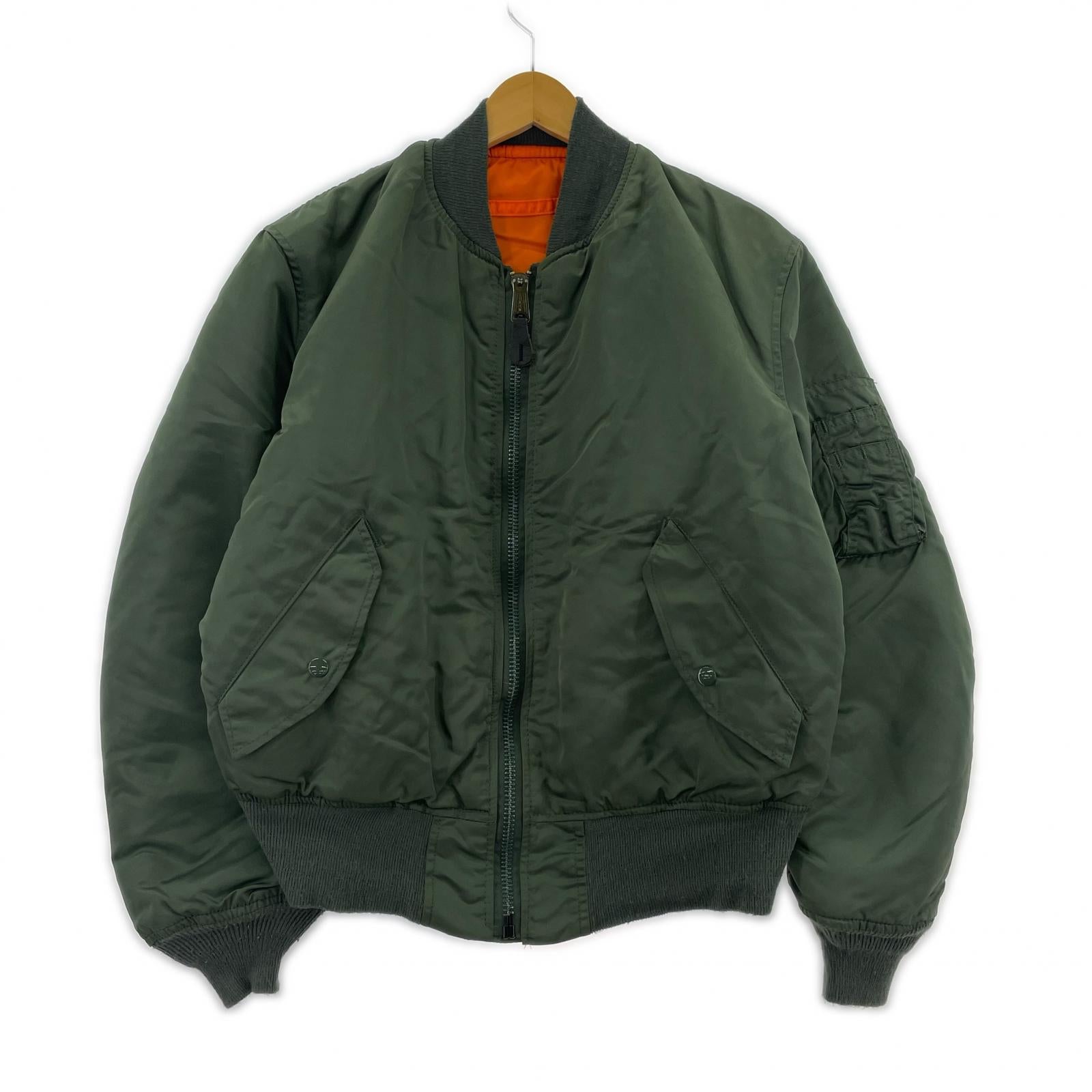 ジャケット 80-90s MA-1 (M) カーキ M