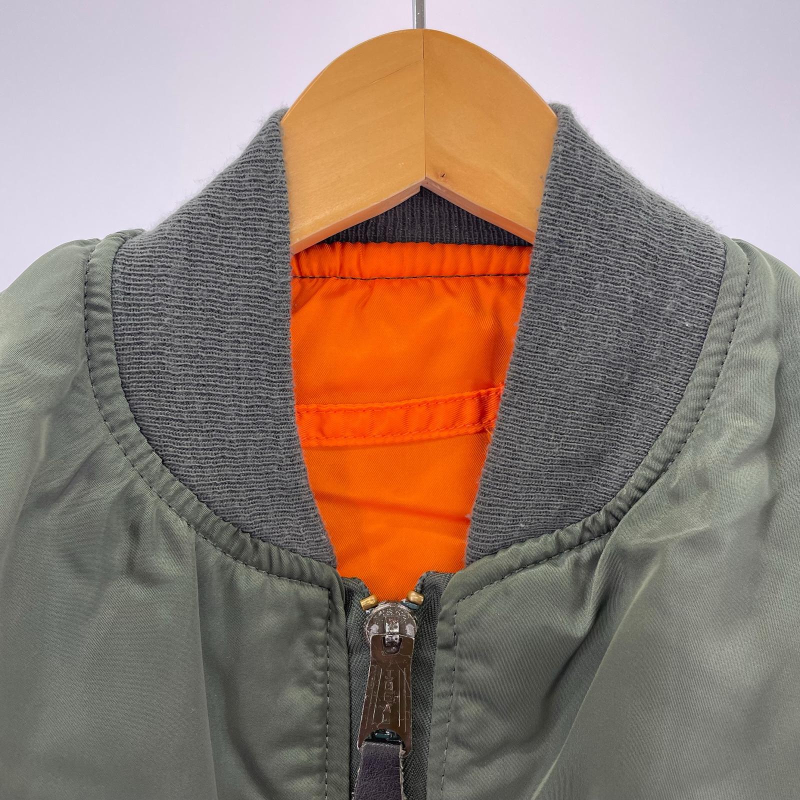 ジャケット 80-90s MA-1 (M) カーキ M