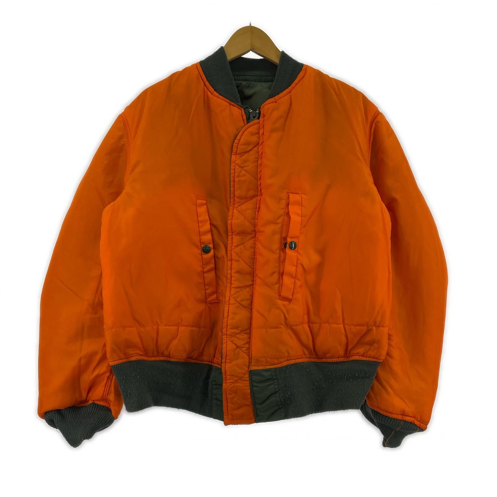 ジャケット 80-90s MA-1 (M) カーキ M