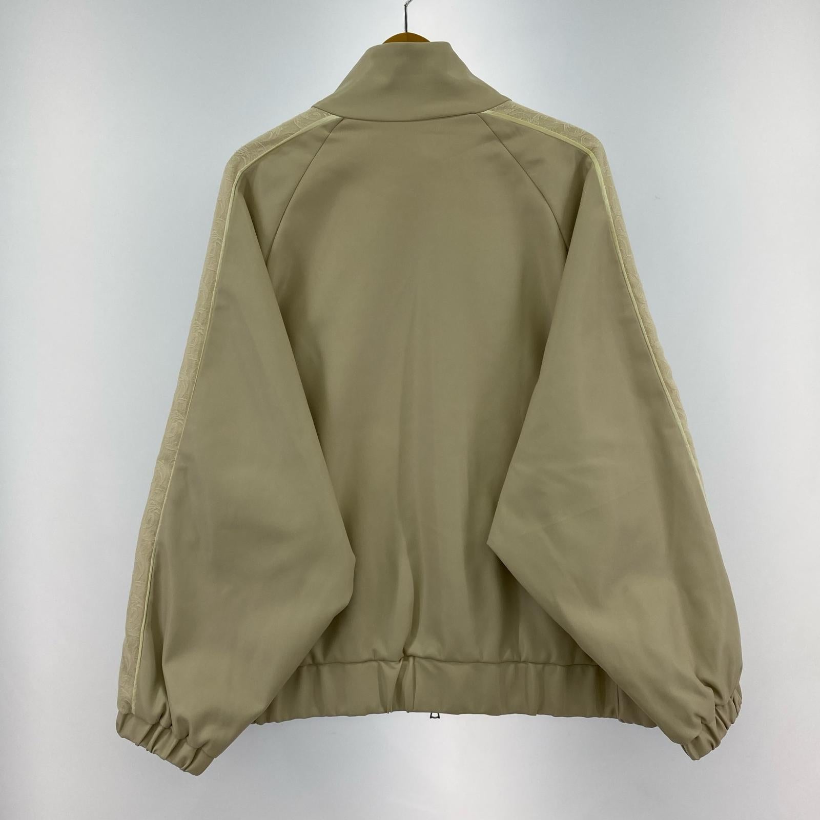 ジャケット フェイクレザードルマントラックジャケット F ベージュ フリー