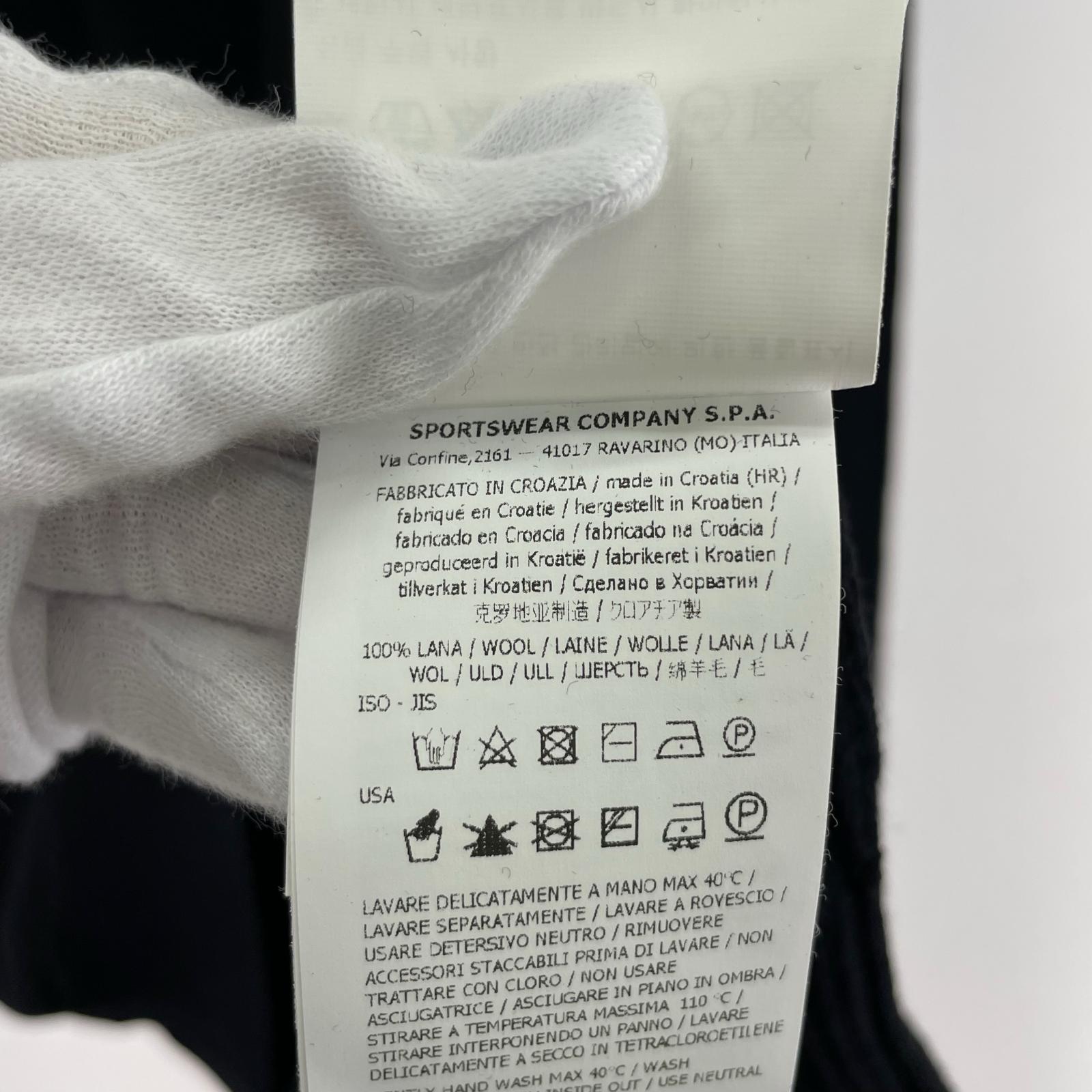 ニット STONE ISLAND タートルネックニット XL ブラック ブラック