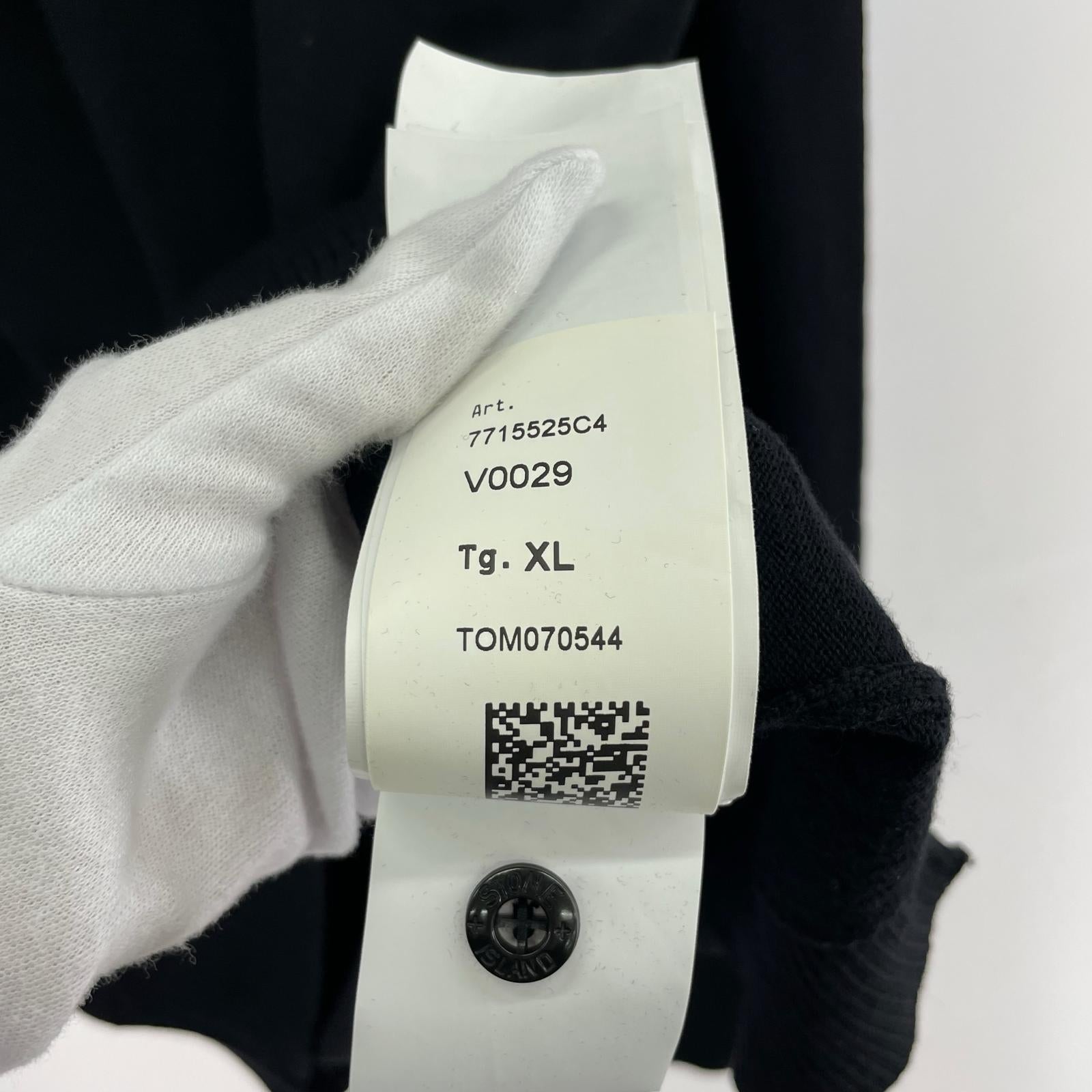 ニット STONE ISLAND タートルネックニット XL ブラック ブラック