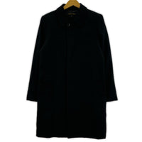ジャケット COMME des GARCONS 本ライン ウールステンカラーコート M ブラック M ブラック