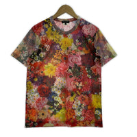 半袖Tシャツ 16AW/フラワープリントメッシュシャツ S マルチカラー