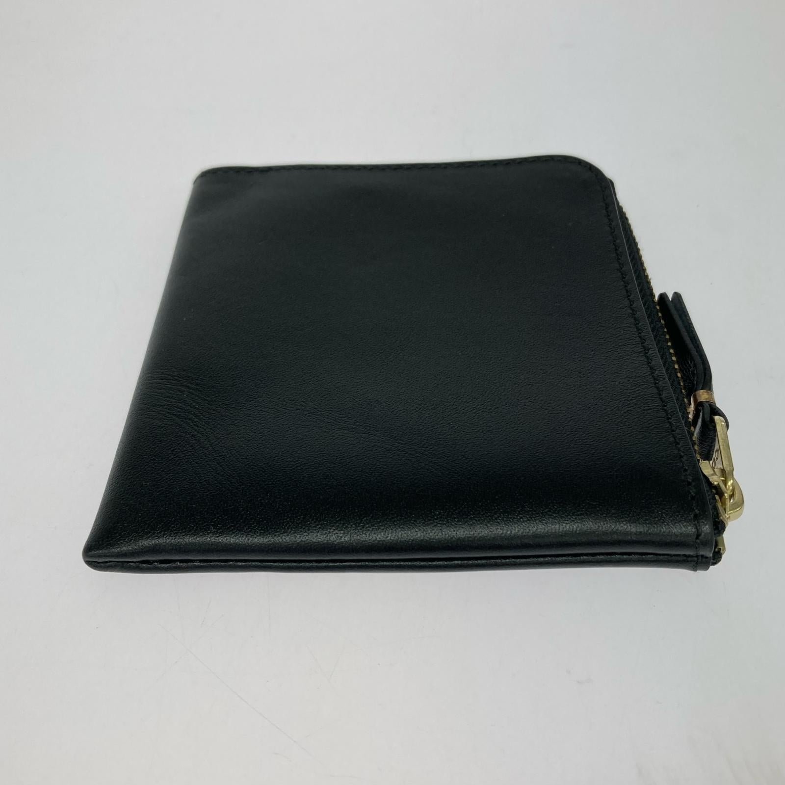 コンパクトウォレット COMME des GARCONS クラシックレザーウォレット ブラック ブラック