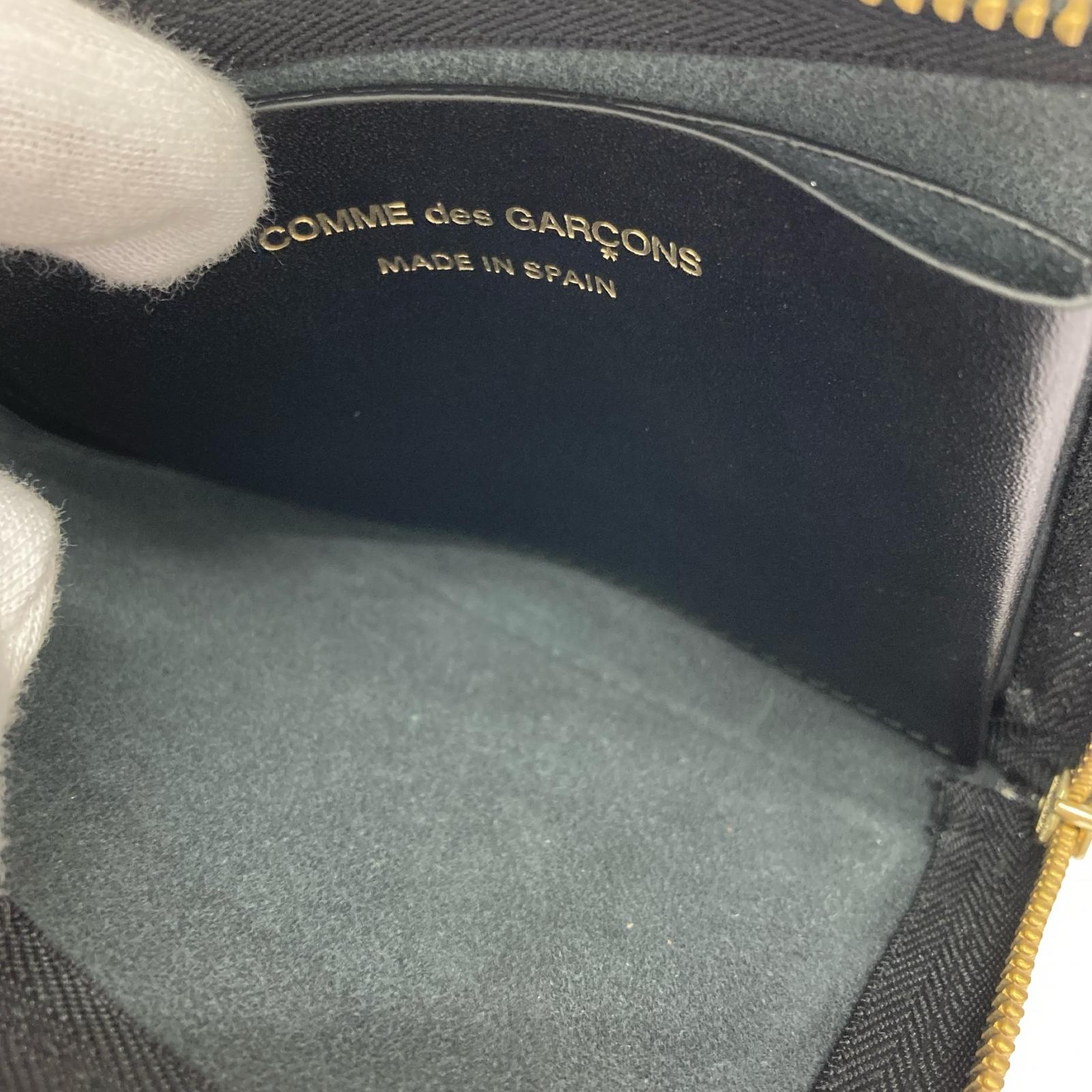 コンパクトウォレット COMME des GARCONS クラシックレザーウォレット ブラック ブラック