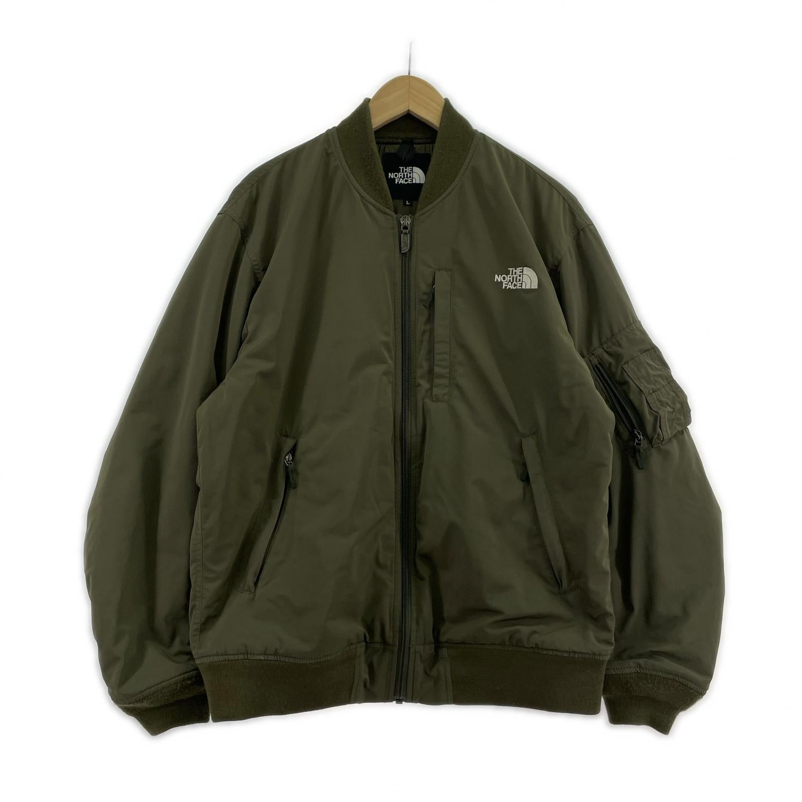 ジャケット THE NORTH FACE プリマロフト ボンバージャケット L オリーブ L
