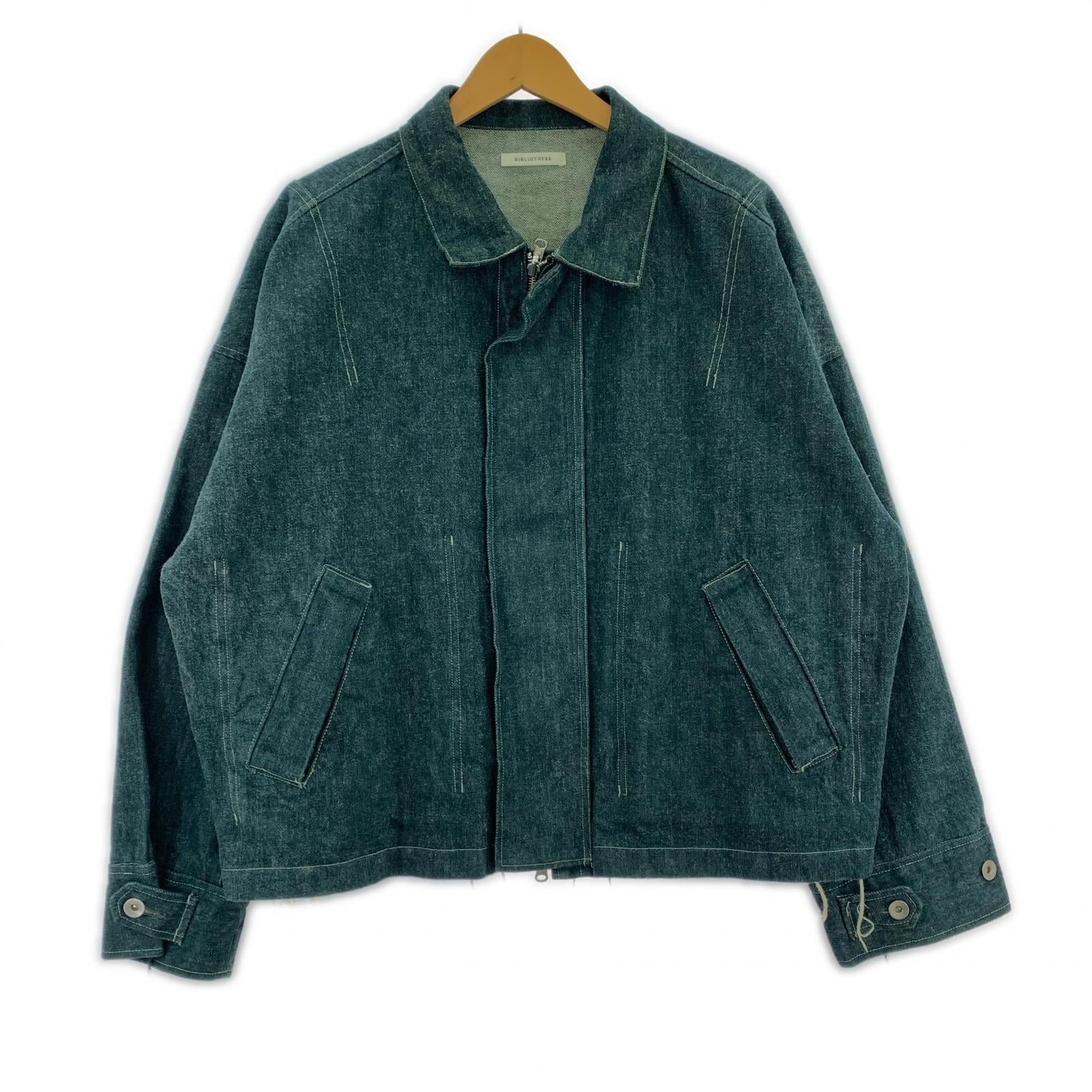 デニムジャケット BIBLIOTHERK 25AW REVERSIBLE JACKET 2 ブラック