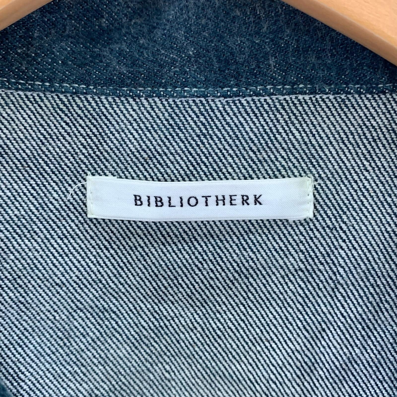 デニムジャケット BIBLIOTHERK 25AW REVERSIBLE JACKET 2 ブラック