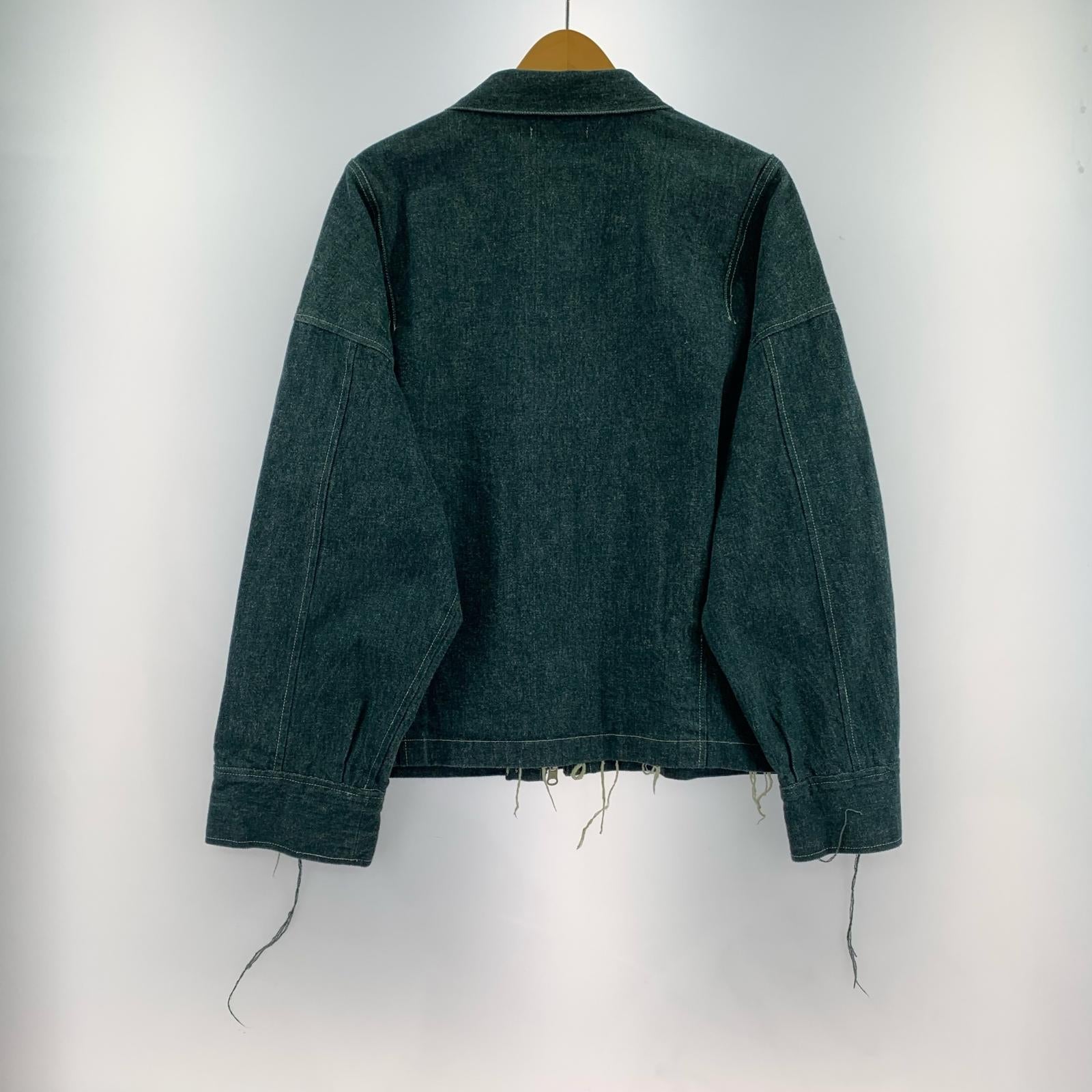 デニムジャケット BIBLIOTHERK 25AW REVERSIBLE JACKET 2 ブラック