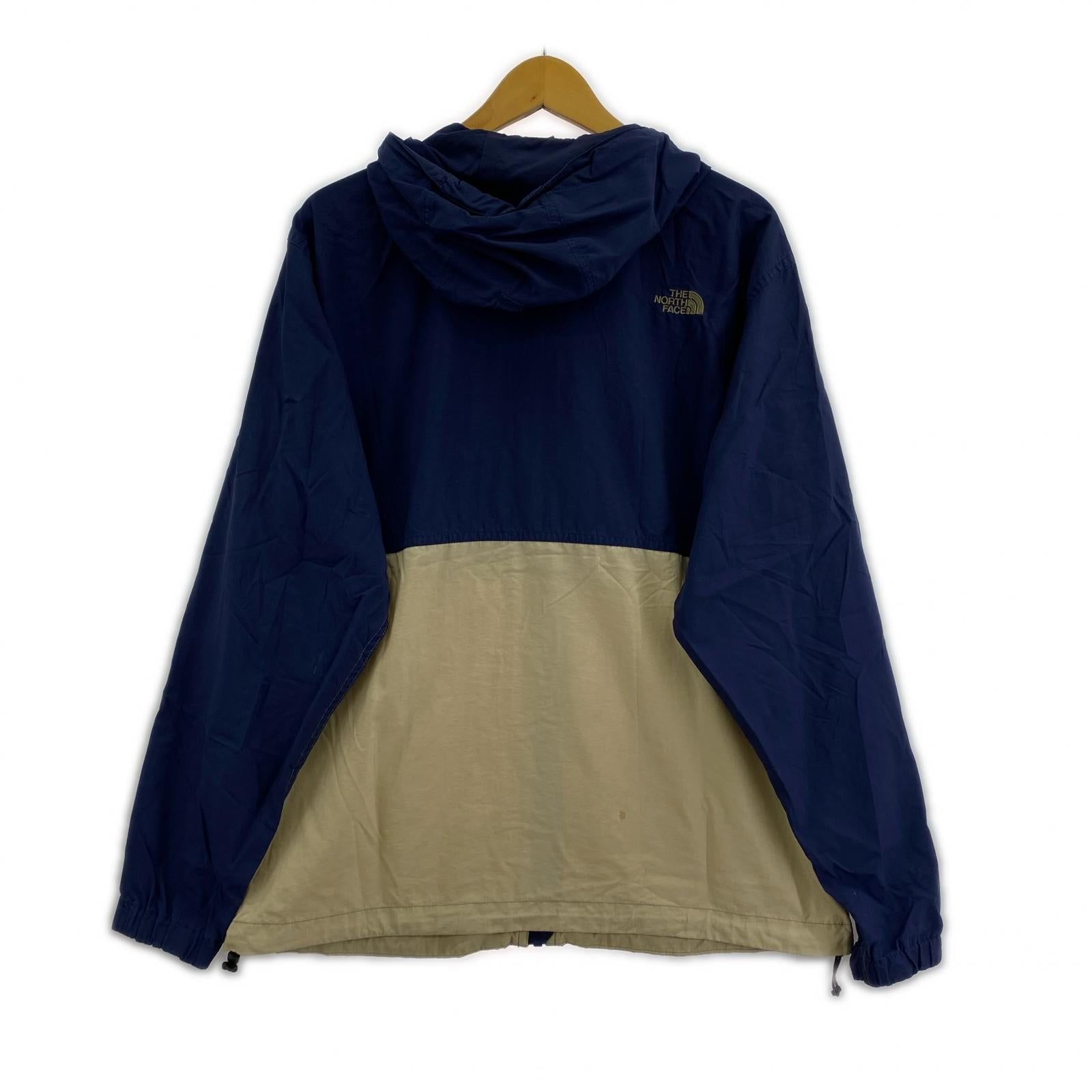 ジャケット THE NORTH FACE ジップアップナイロンジャケット/紺/ベージュ/M M