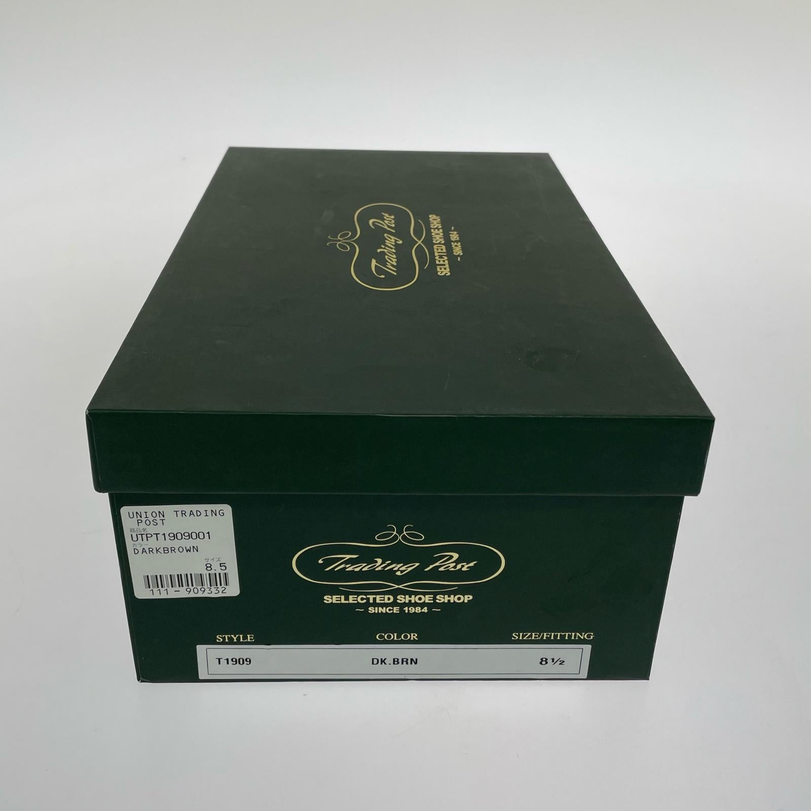 シューズ Trading Post T1909 オックスフォードシューズ 8 1/2 茶 ブラウン