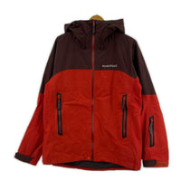 ジャケット mont-bell storm jacket 赤 (S) S ブラウン
