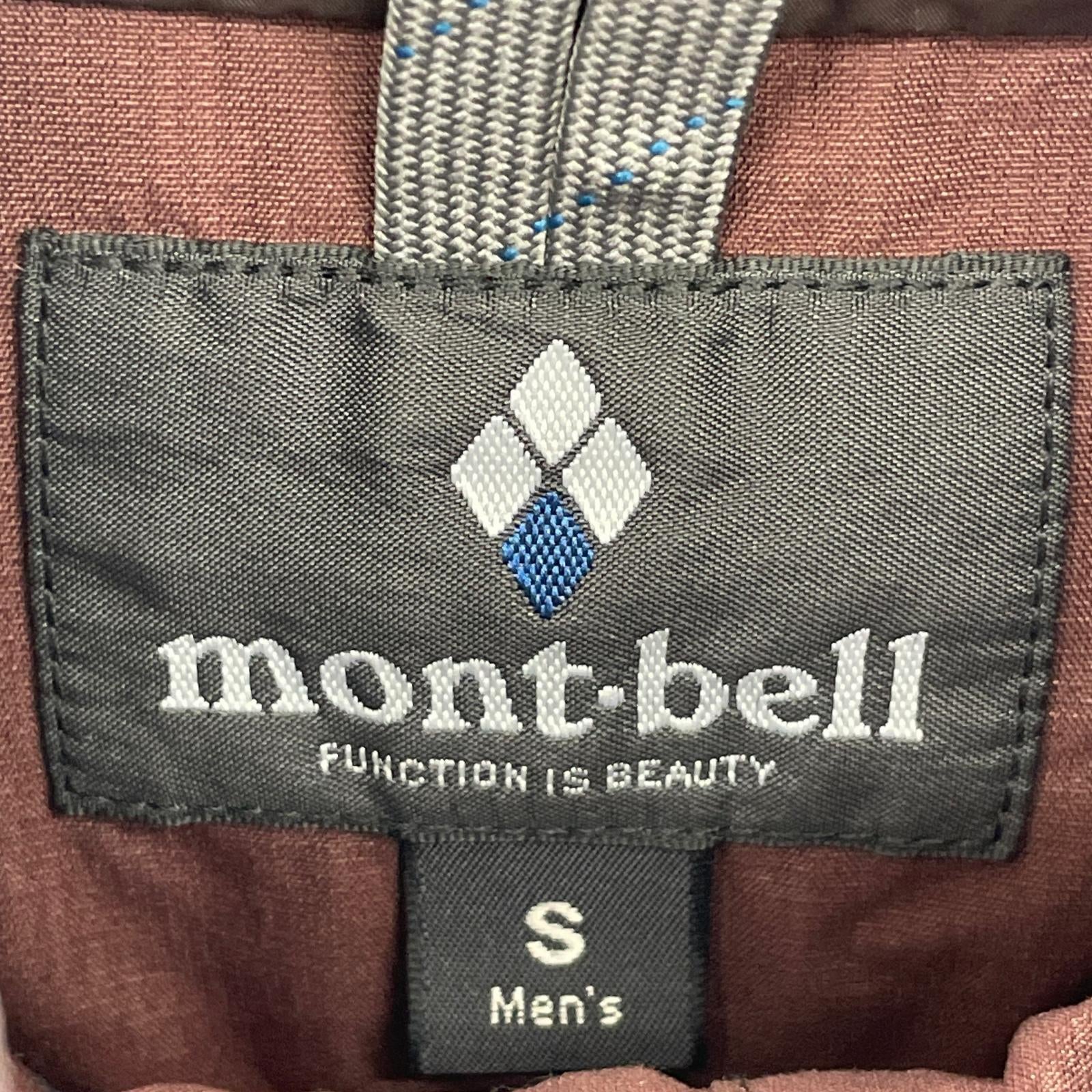 ジャケット mont-bell storm jacket 赤 (S) S ブラウン