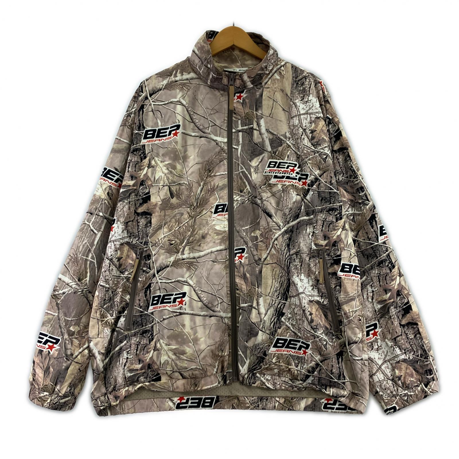 ジャケット BLACK EYE PATCH REAL TREE TRACK JACKET リアルツリートラックジャケット L ベージュ
