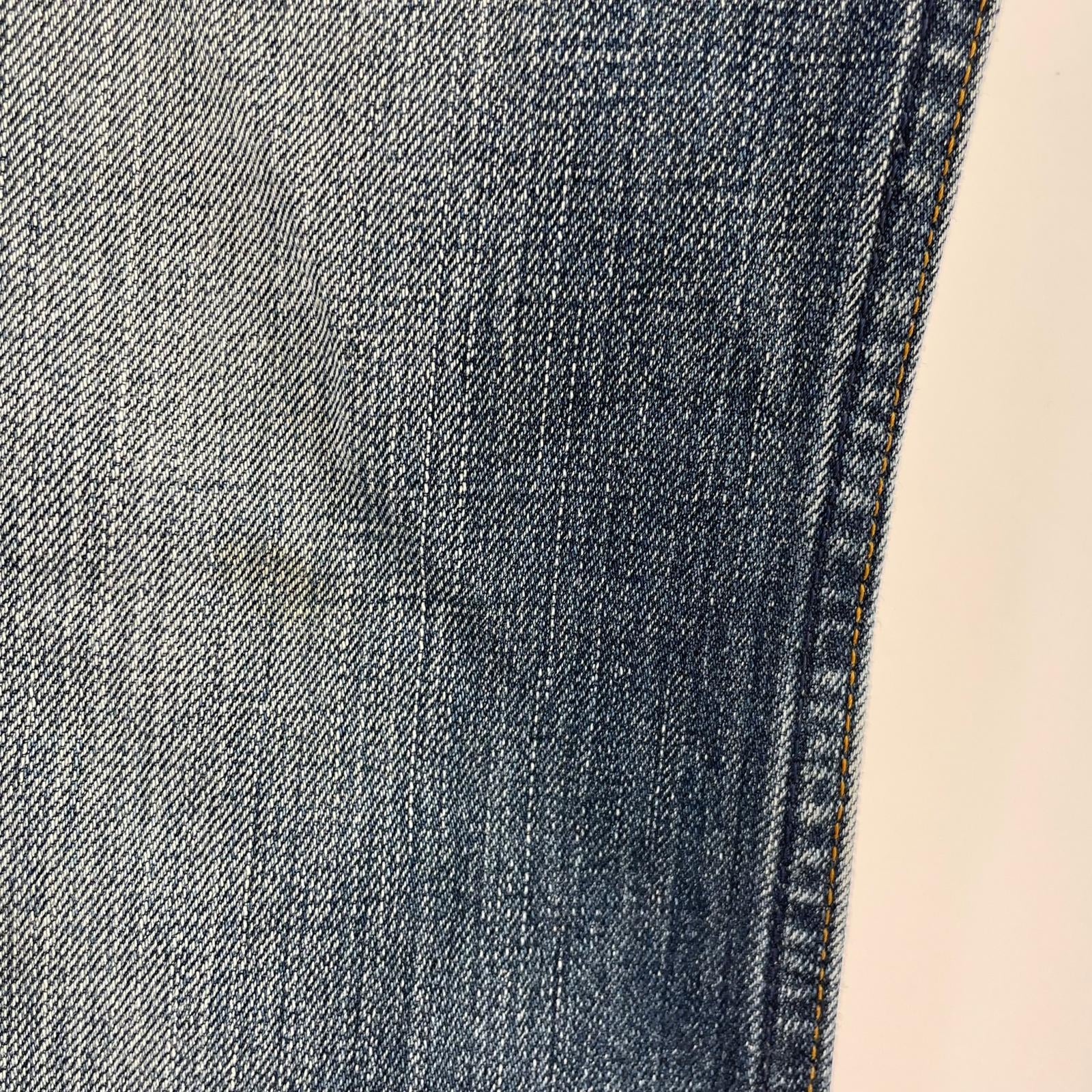 デニムパンツ 00s 日本製 517-03 ブーツカットデニムパンツ J09刻印 28 ネイビー
