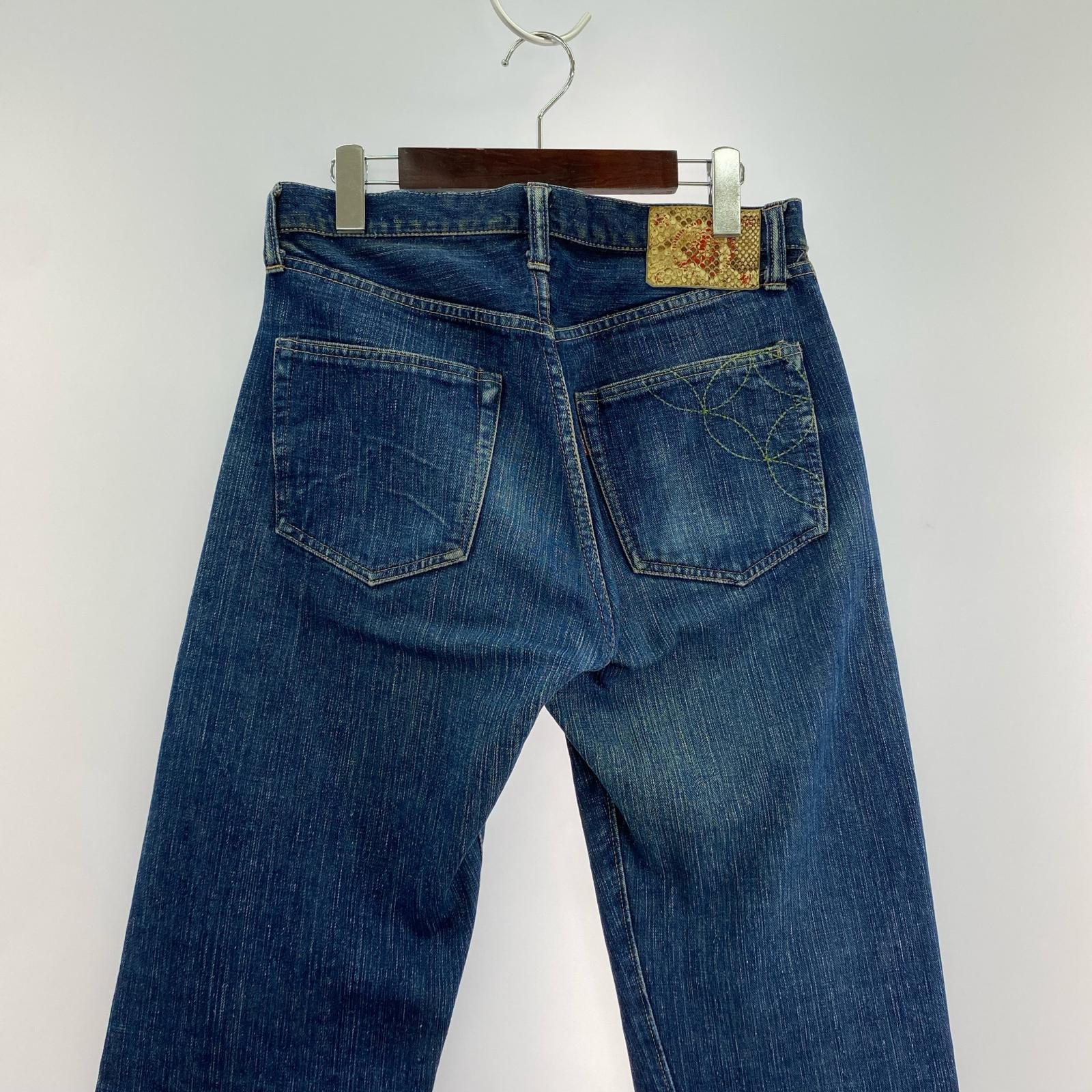 デニムパンツ Suger Cane 砂糖黍DENIM 青耳 W31 IND