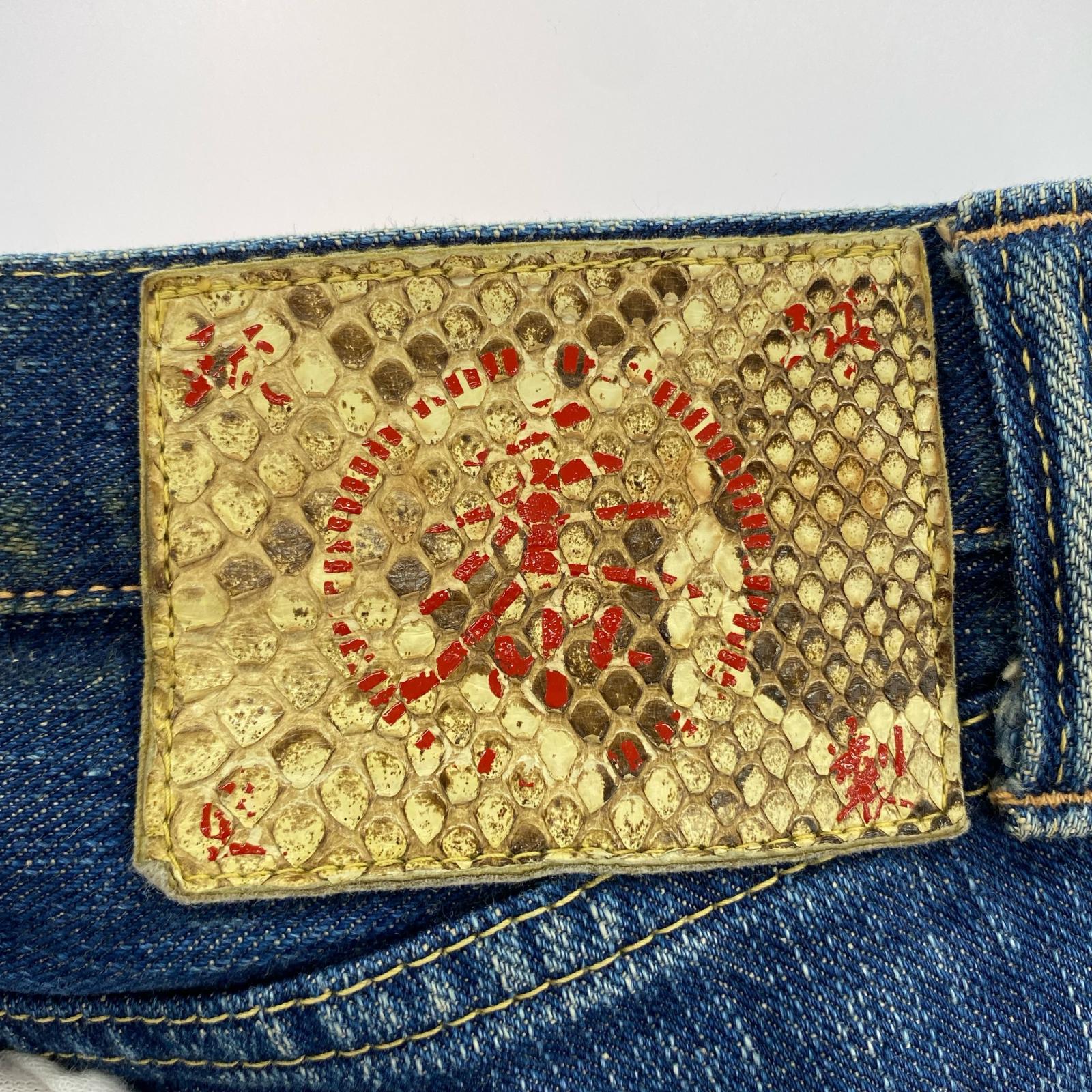 デニムパンツ Suger Cane 砂糖黍DENIM 青耳 W31 IND