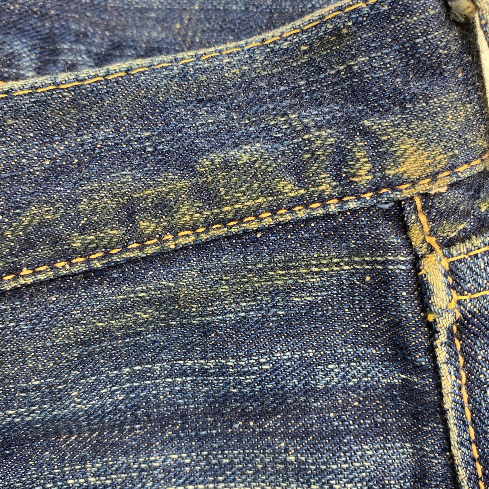 デニムパンツ Suger Cane 砂糖黍DENIM 青耳 W31 IND