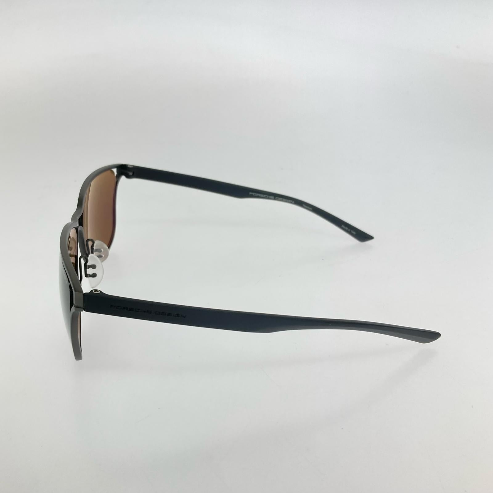 その他アクセサリー PORSHE DESIGN P8647 サングラス 茶 ブラック